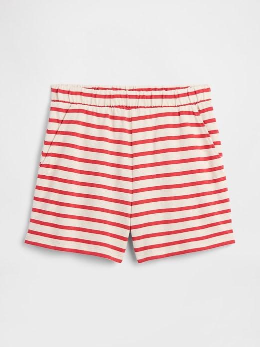 pull-on stripe shorts
