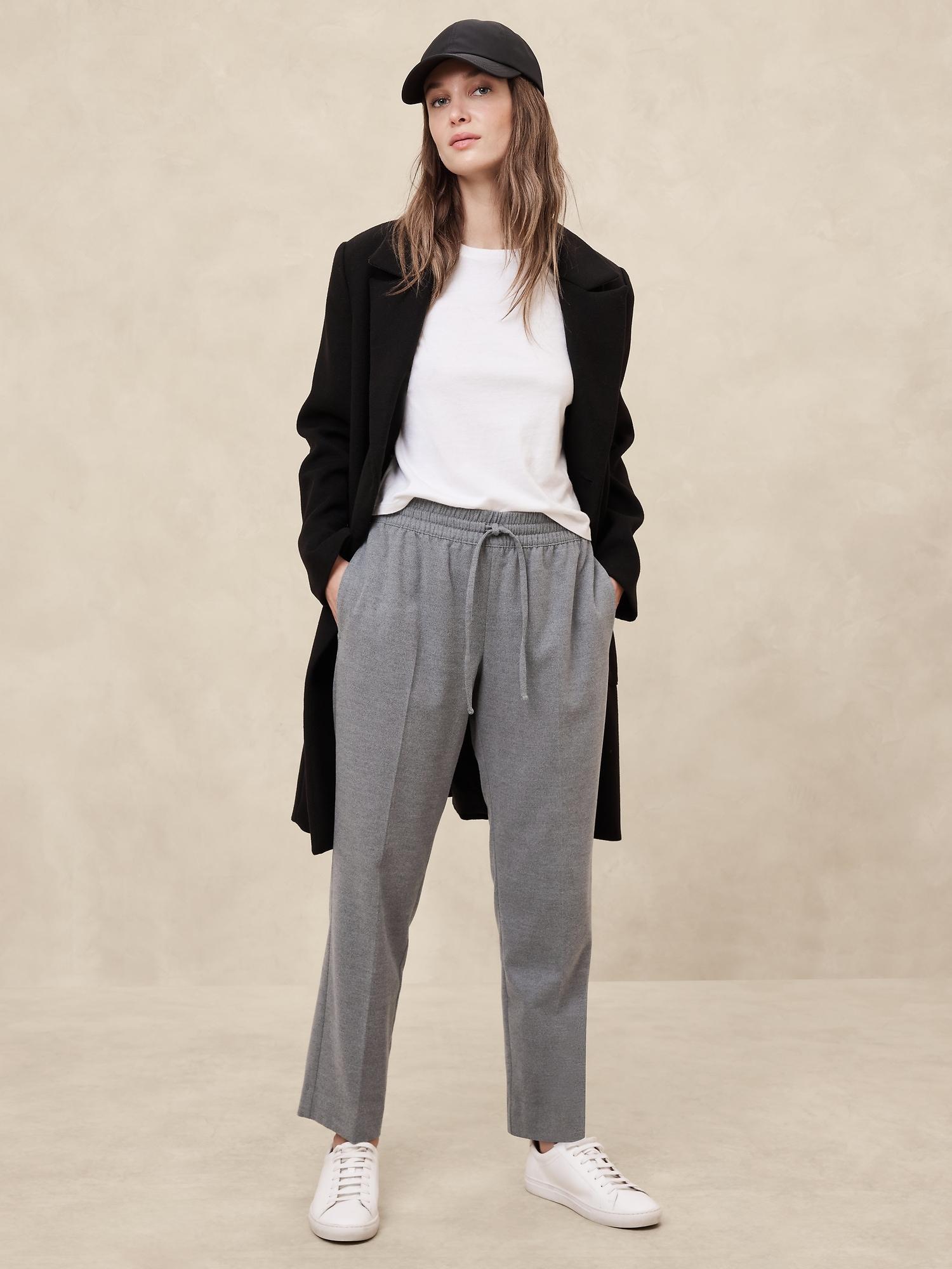 pull-on tapered pant