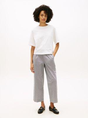 pull-on wide-leg ankle pant