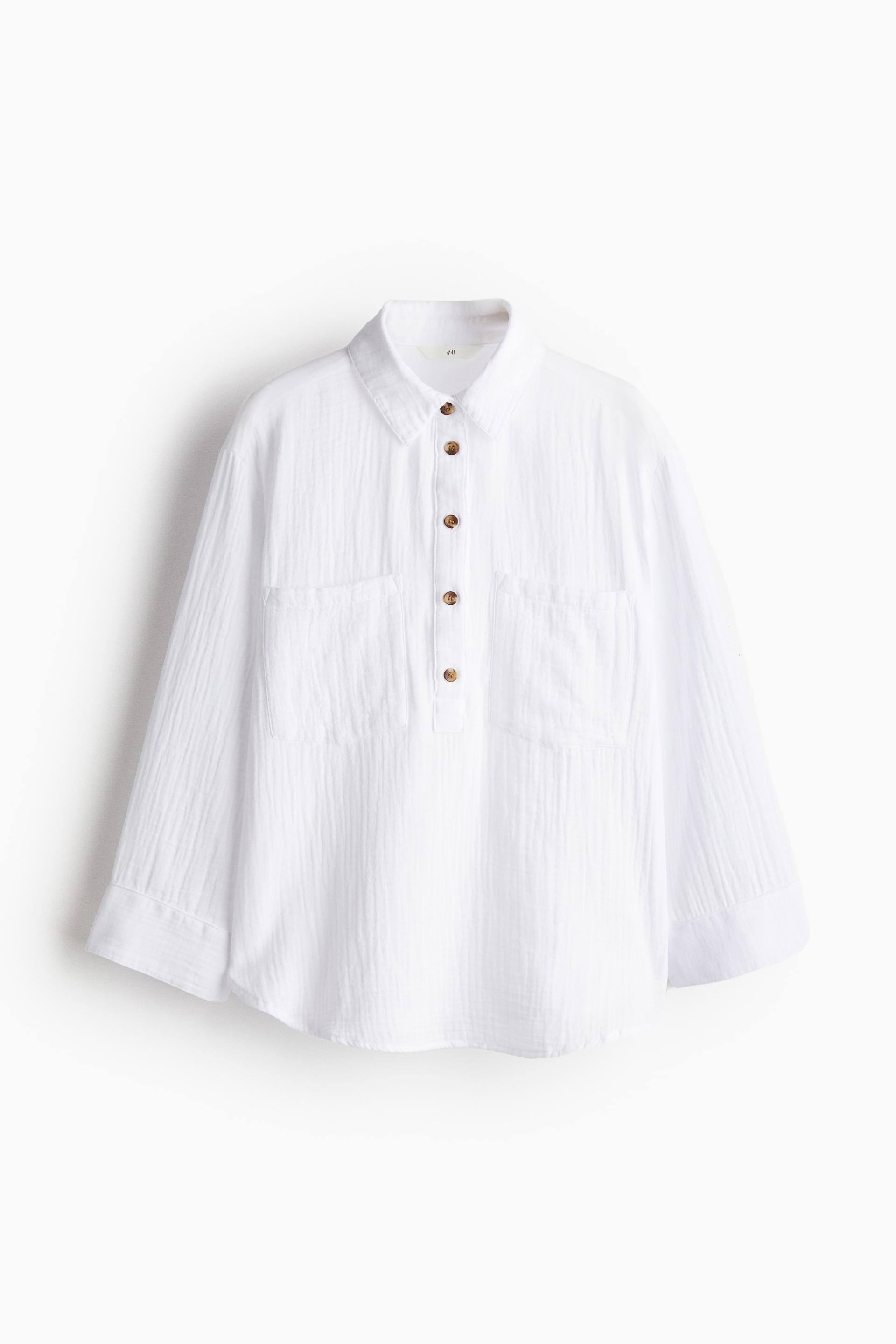 pullover muslin shirt
