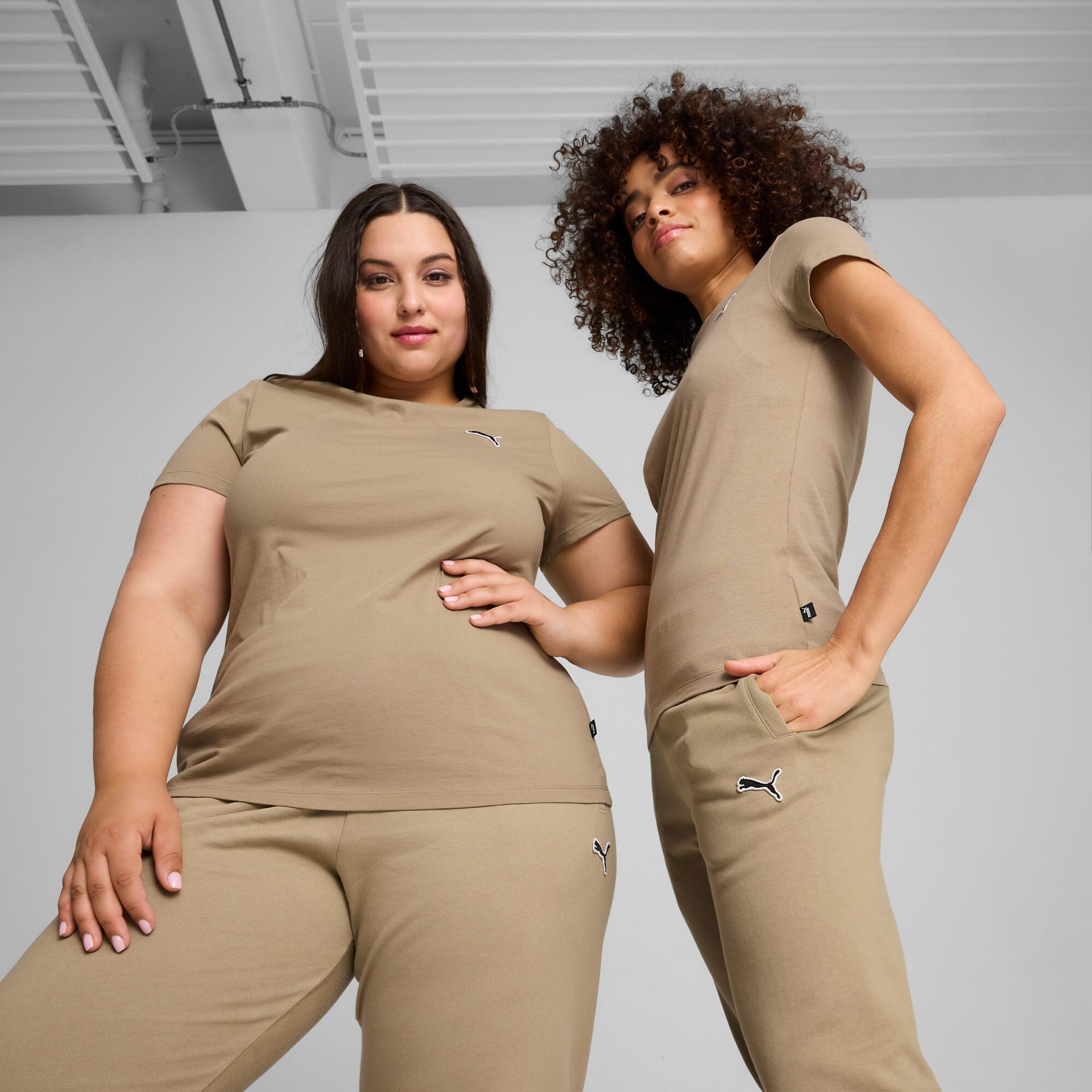 puma better essentials women's t-shirt in beige, size s