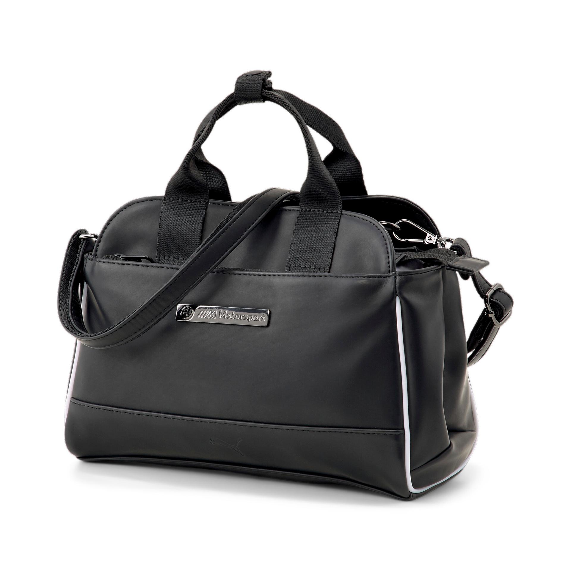 puma bmw m motorsport women's handbag in black