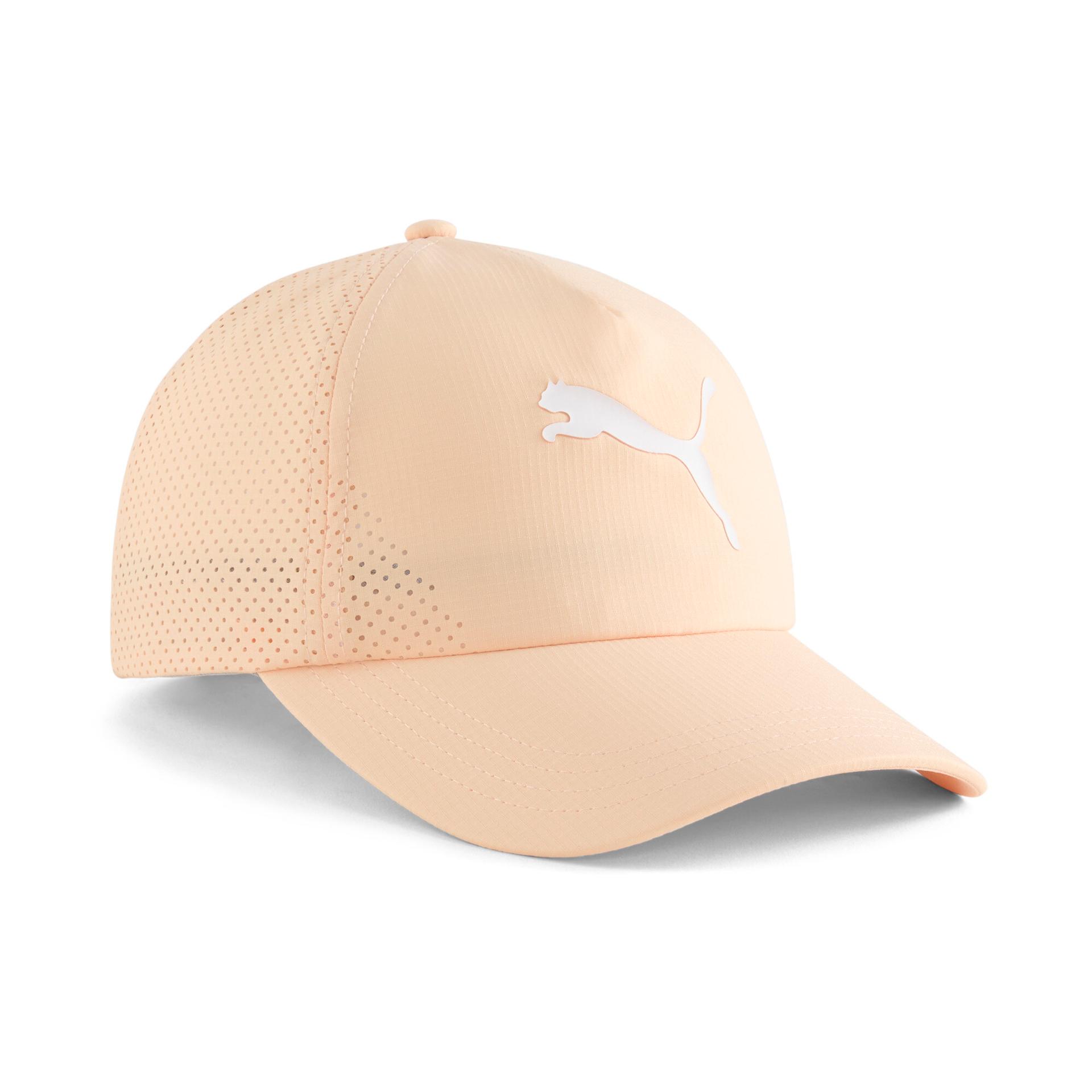 puma cat logo women's cap in orange