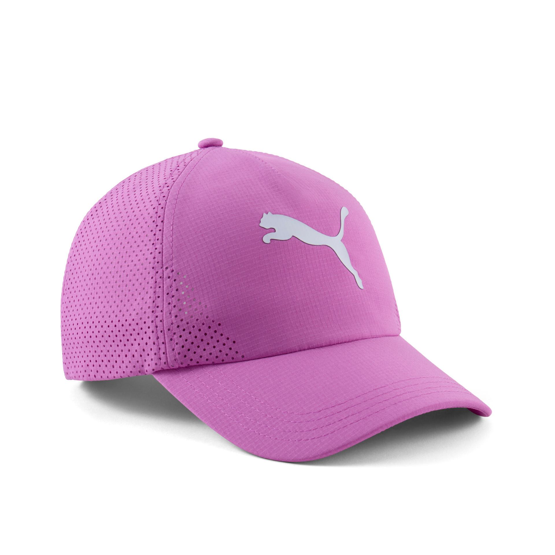 puma cat logo women's cap in purple