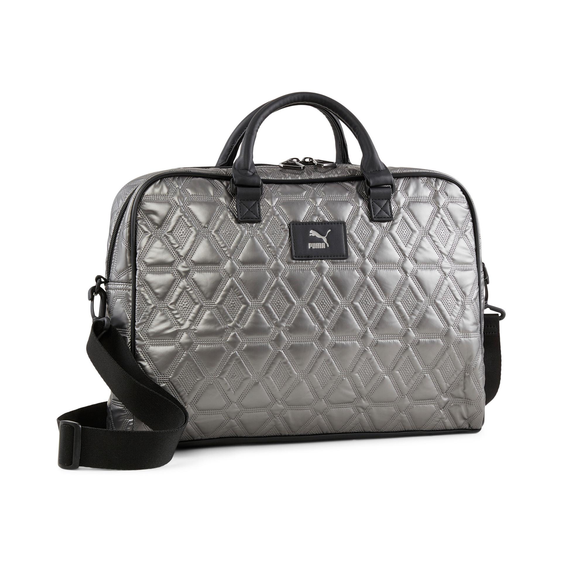 puma classics archive women's grip bag in grey