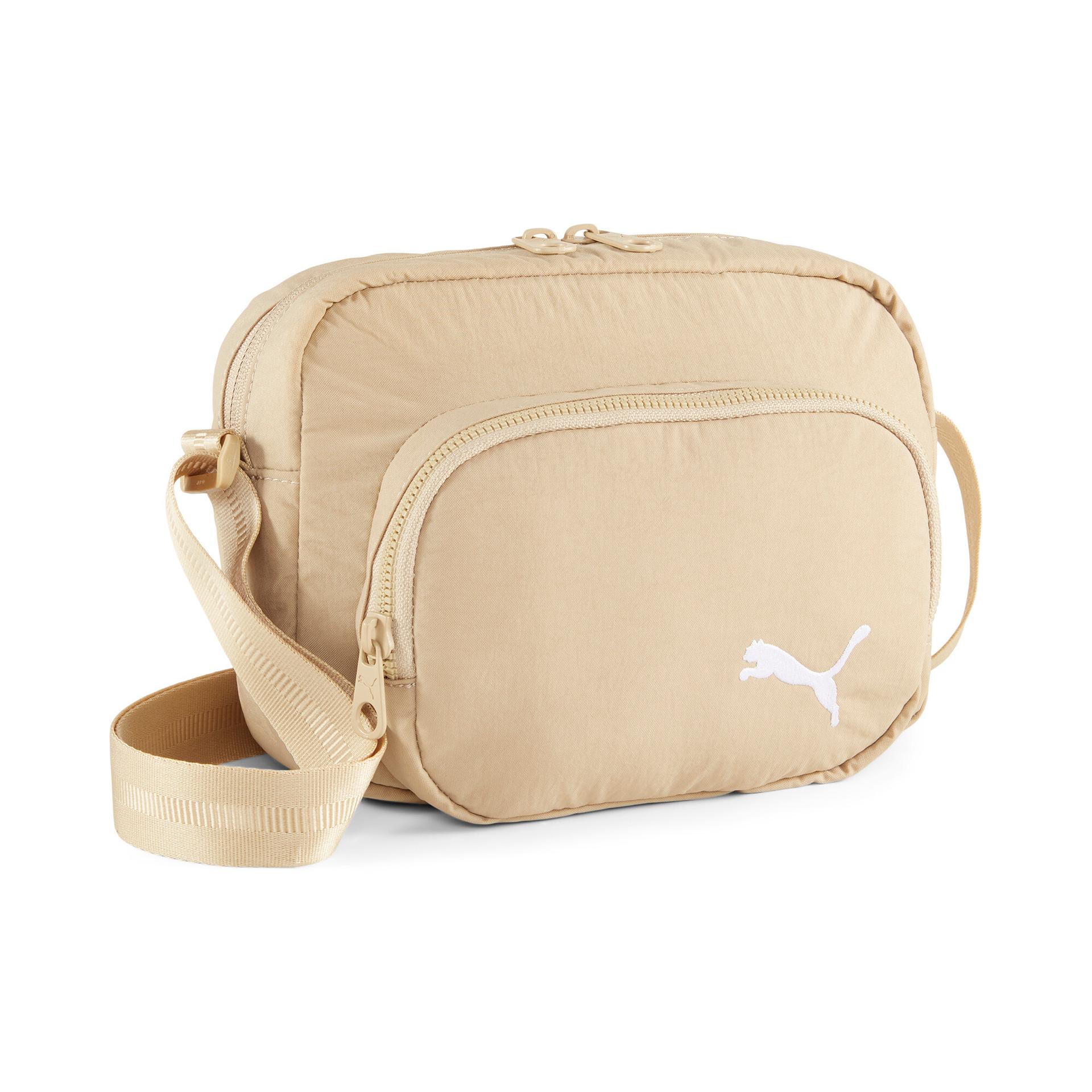 puma core her compact cross body bag in beige