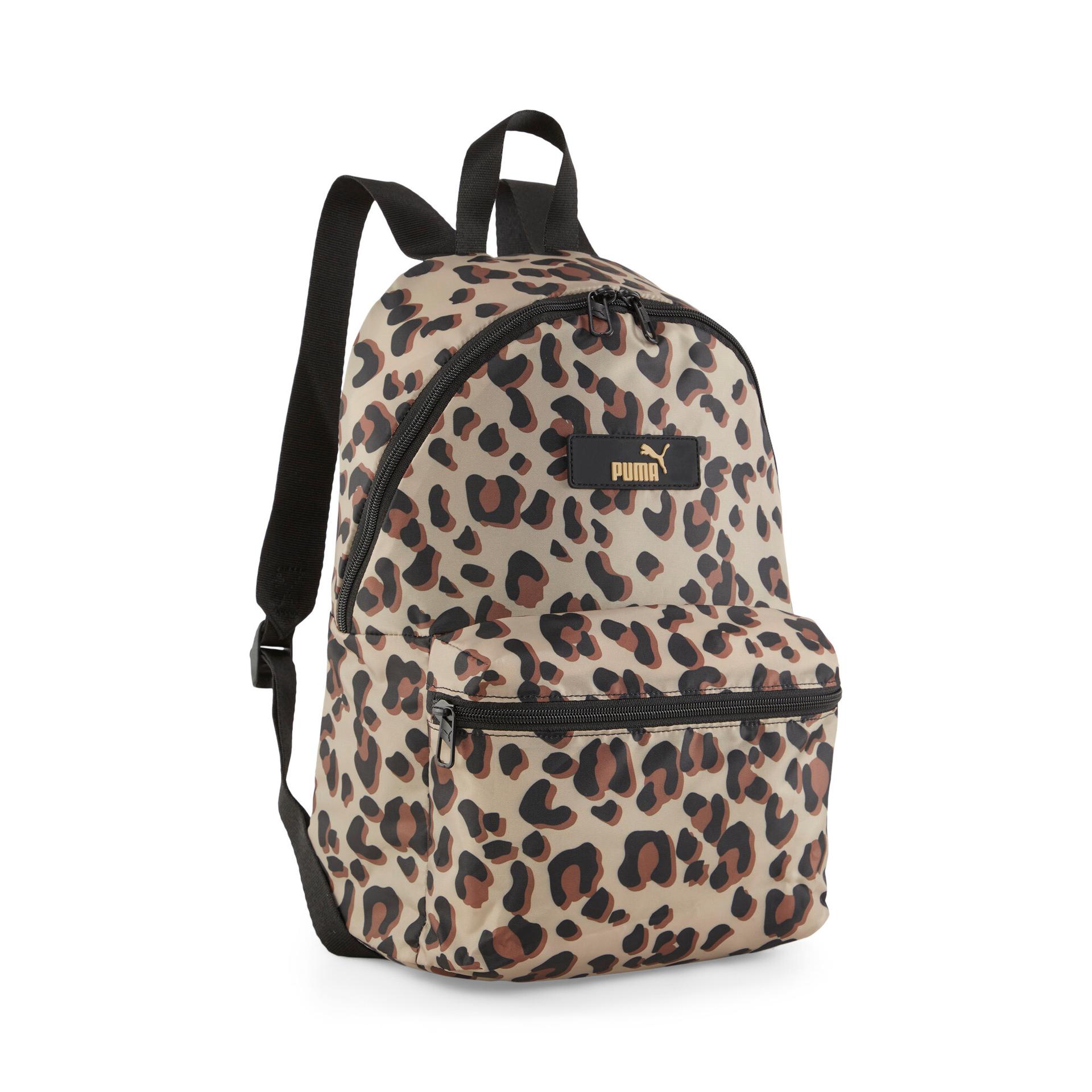 puma core pop backpack in beige