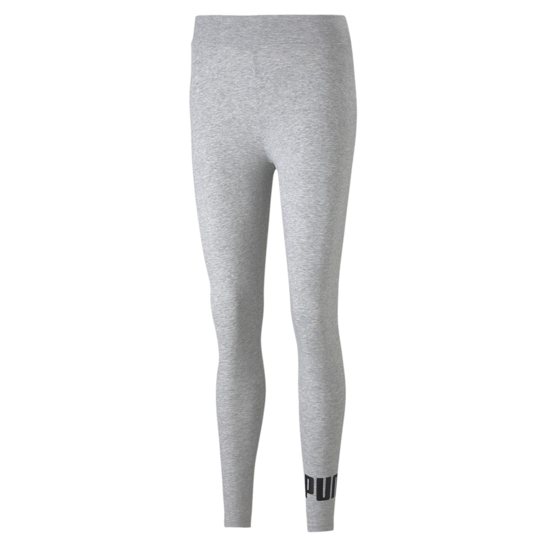 puma essentials women's leggings in grey, size xs