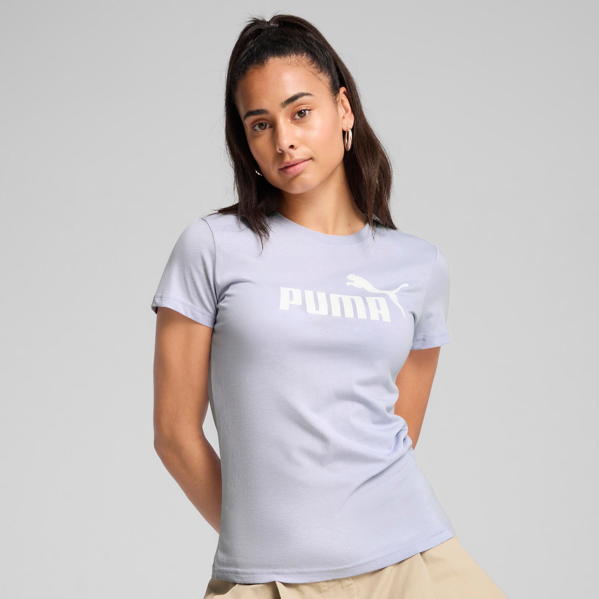 puma essentials women's t-shirt in blue, size xxl