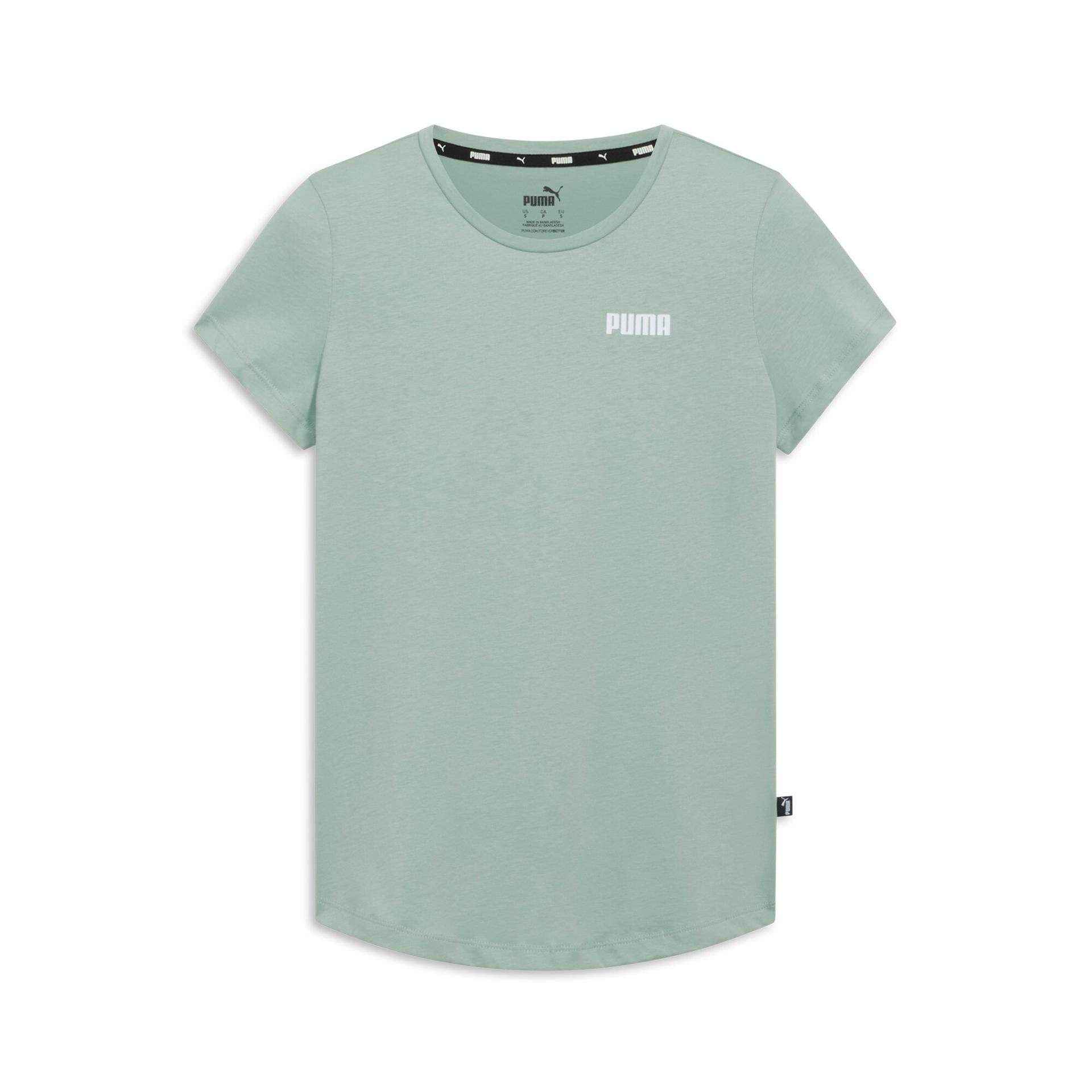 puma essentials women's t-shirt in green, size xxl