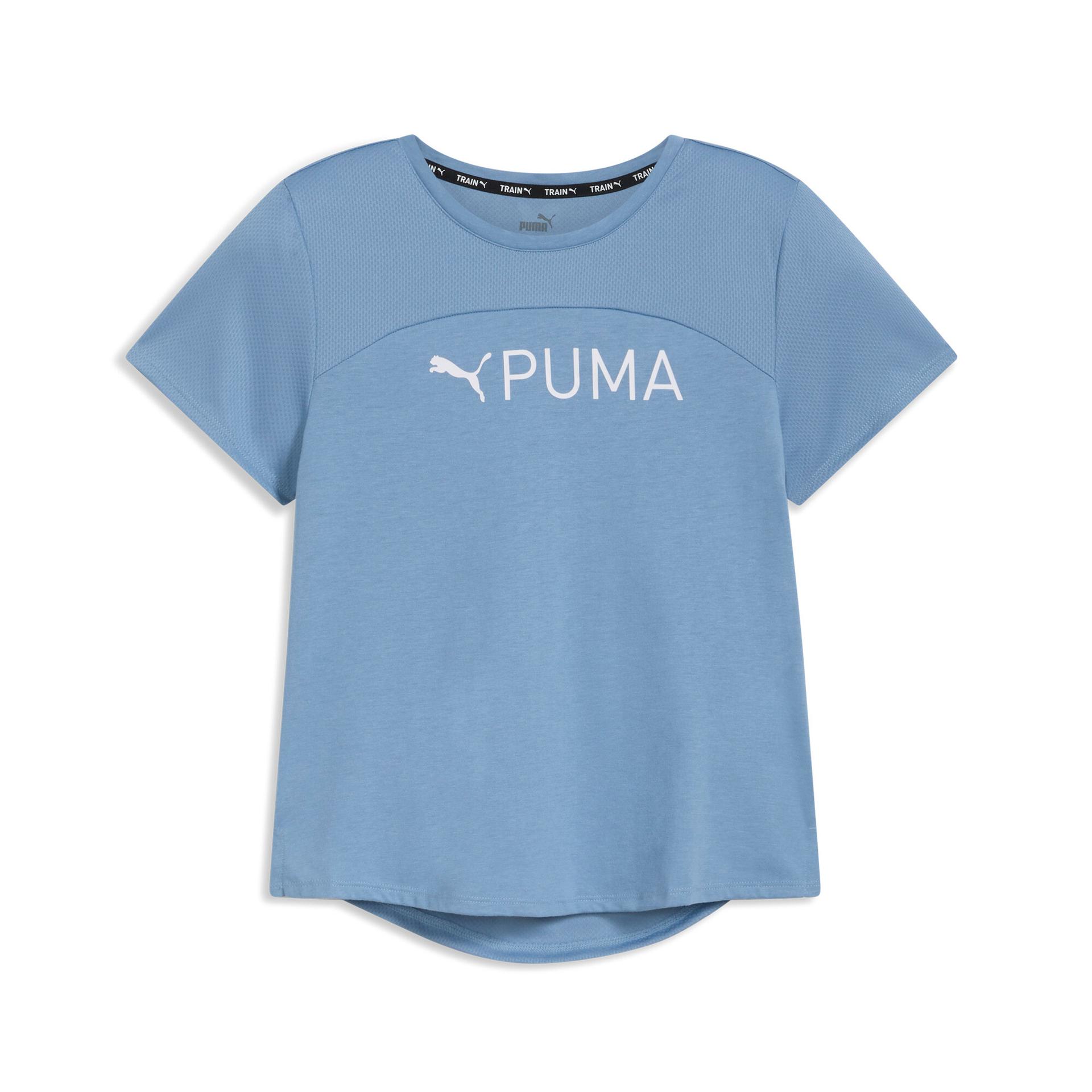 puma fit ultrabreathe women's training t-shirt in blue, size xxs