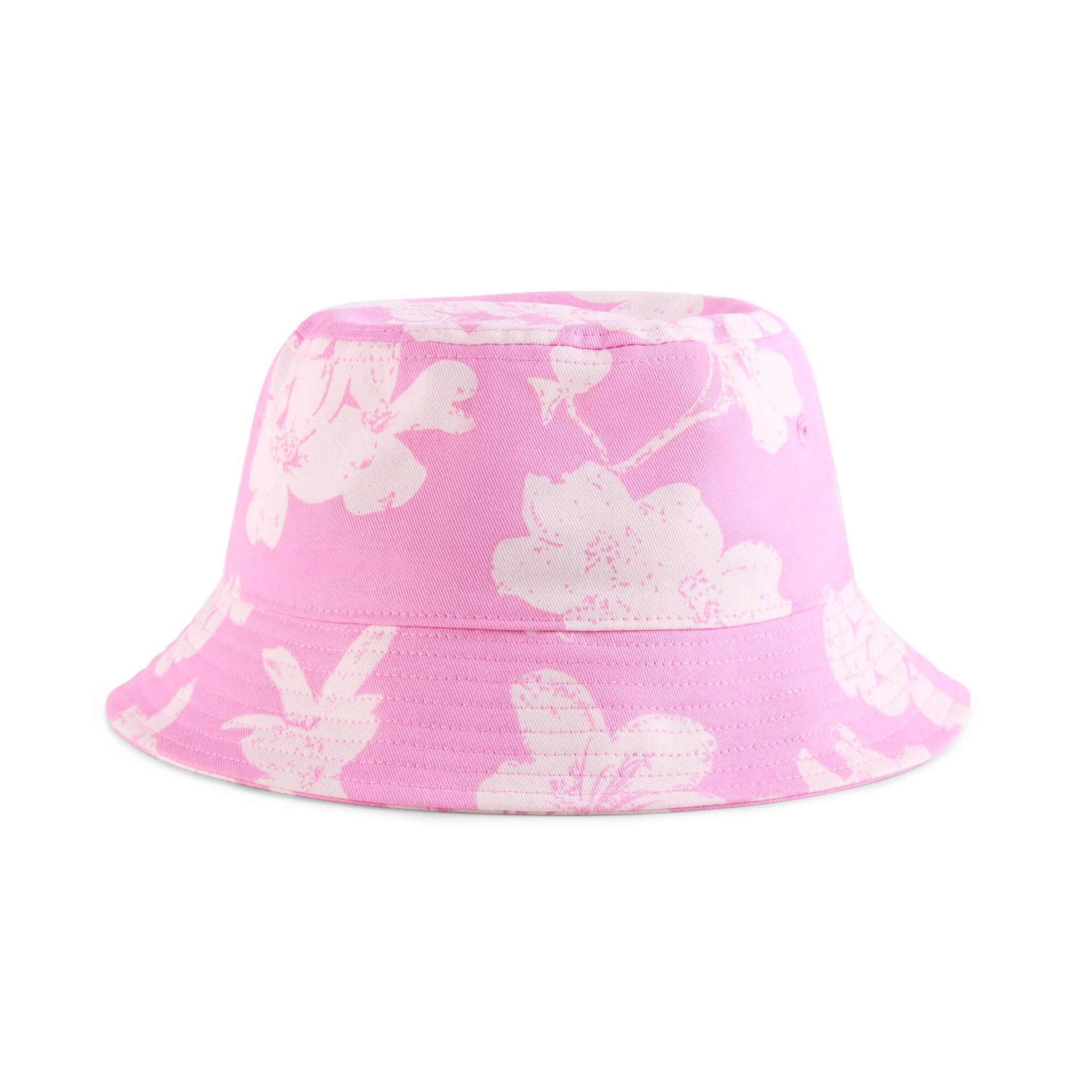 puma floral women's bucket cap in pink