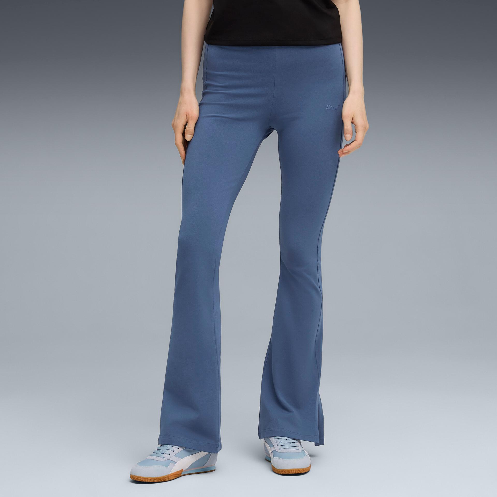 puma her women's high-waist leggings in blue, size xs