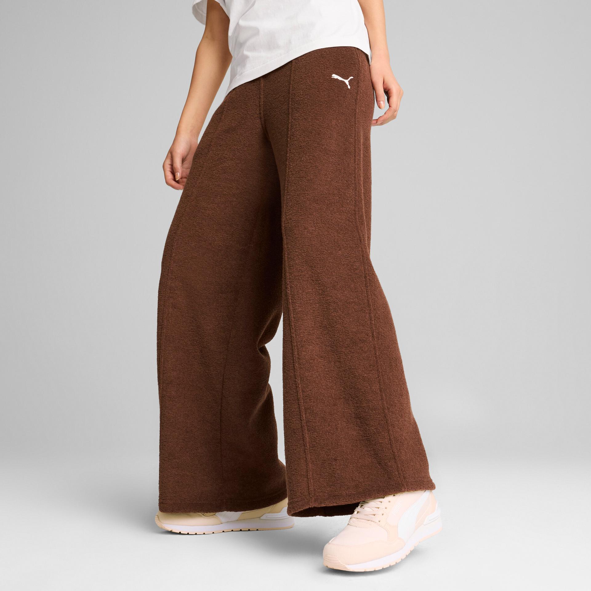 puma her women's pants in brown, size 3xl