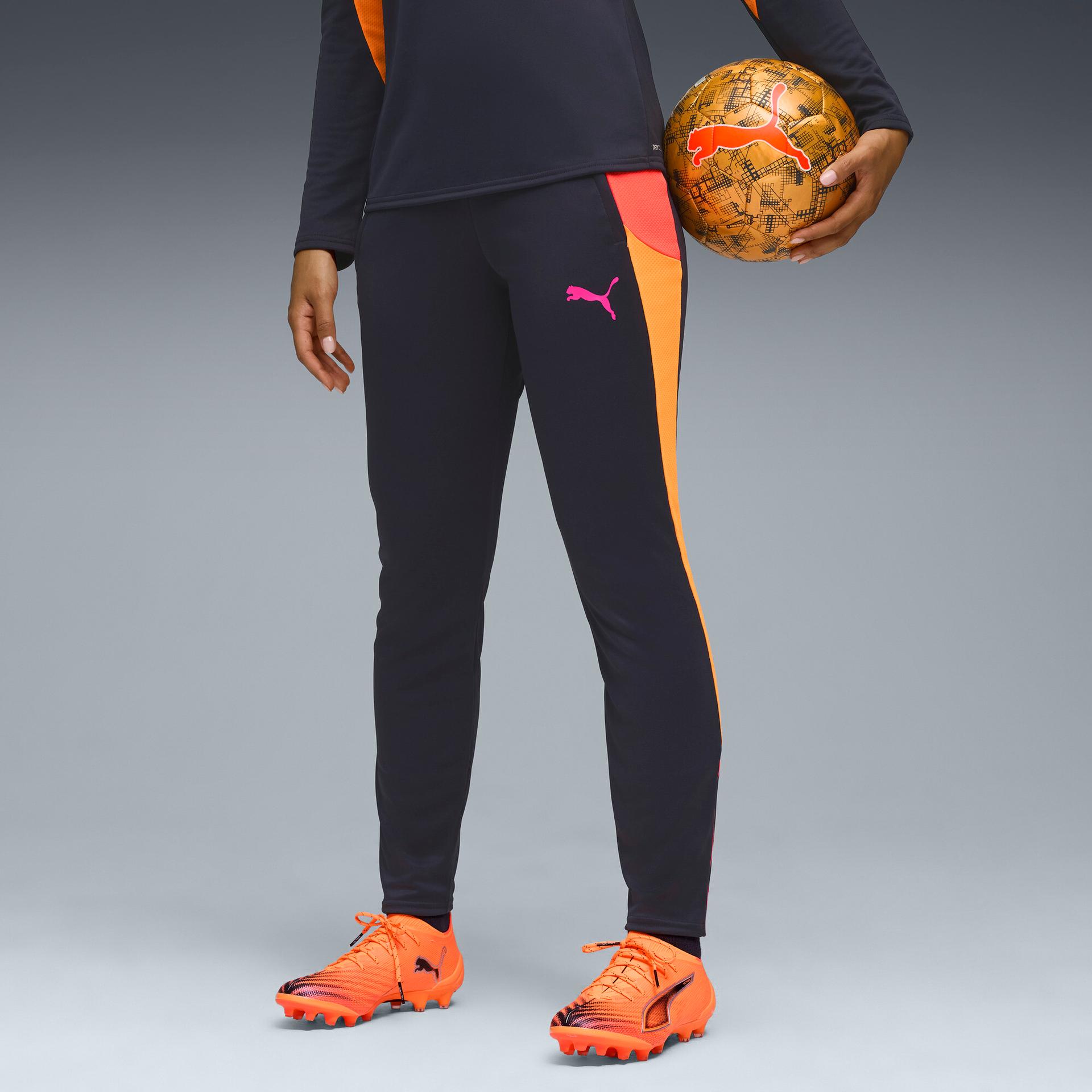 puma individualblaze women's soccer pants in blue, size l