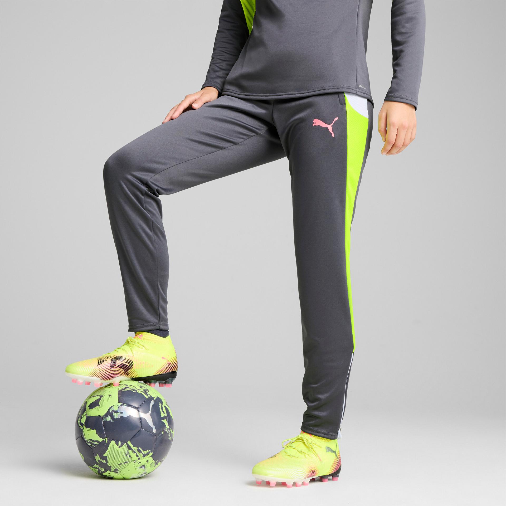 puma individualblaze women's soccer pants in grey, size xl