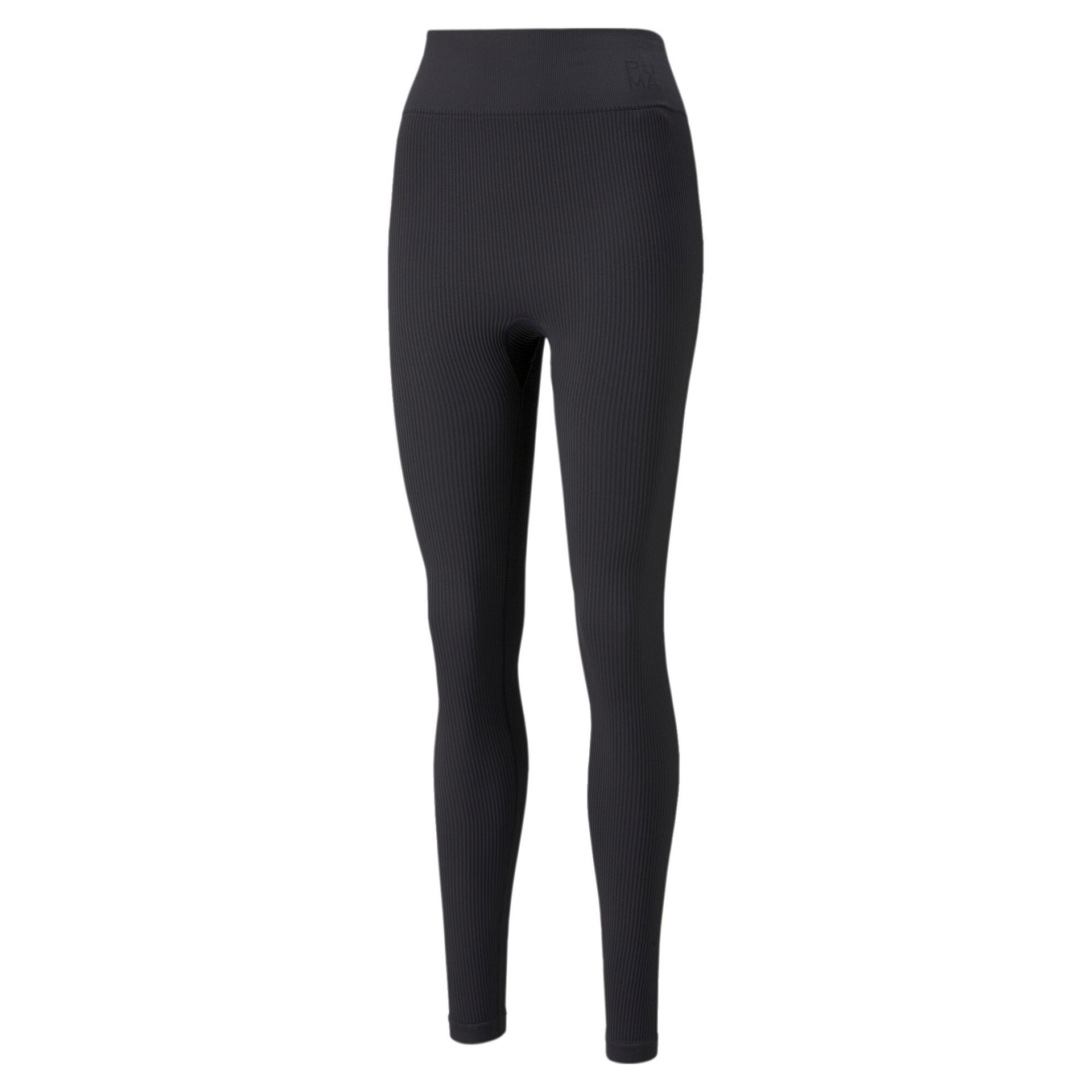 puma infuse evoknit women's leggings in black, size m