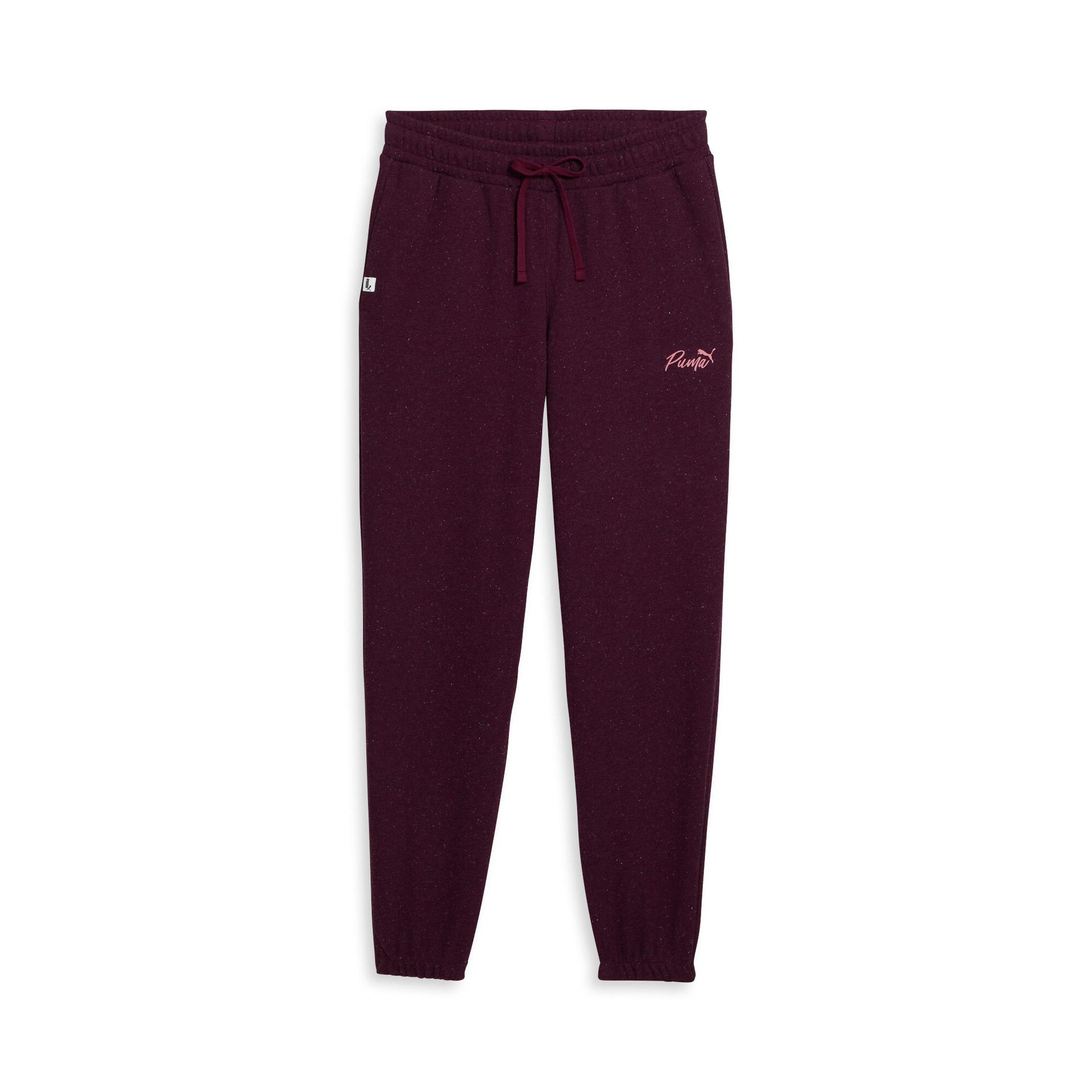puma live in women's joggers pant in red, size m