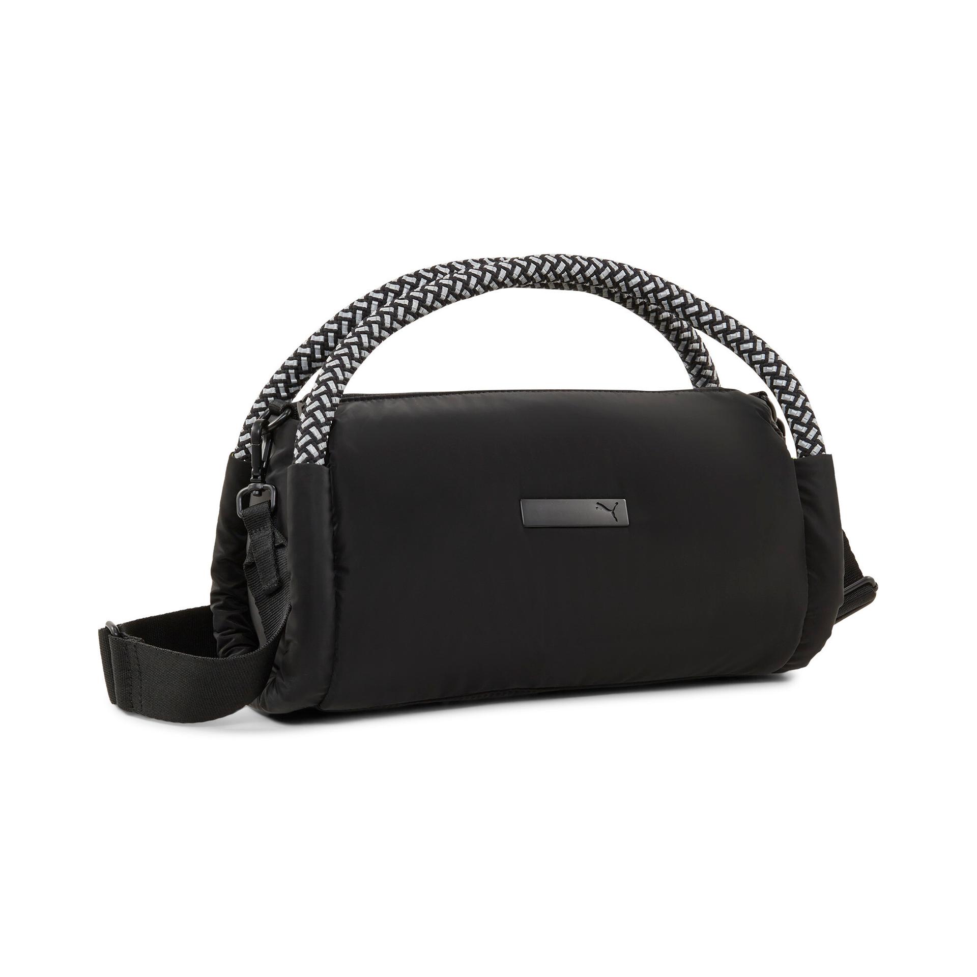 puma luxe cross-body grip bag in black