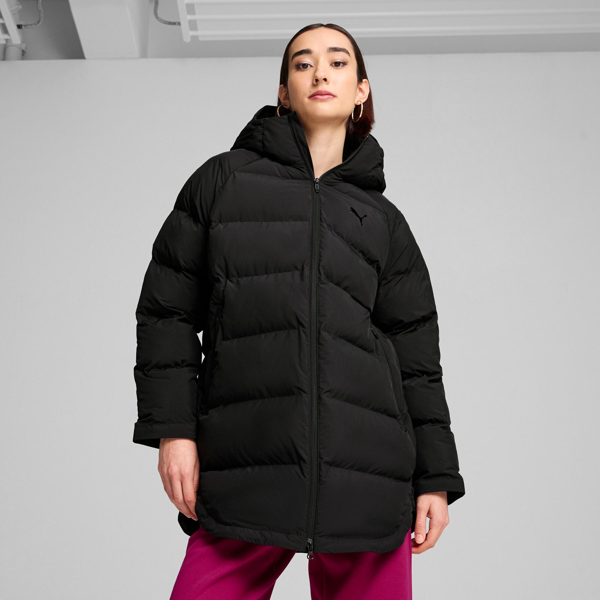puma monomaterial parka women in black, size s