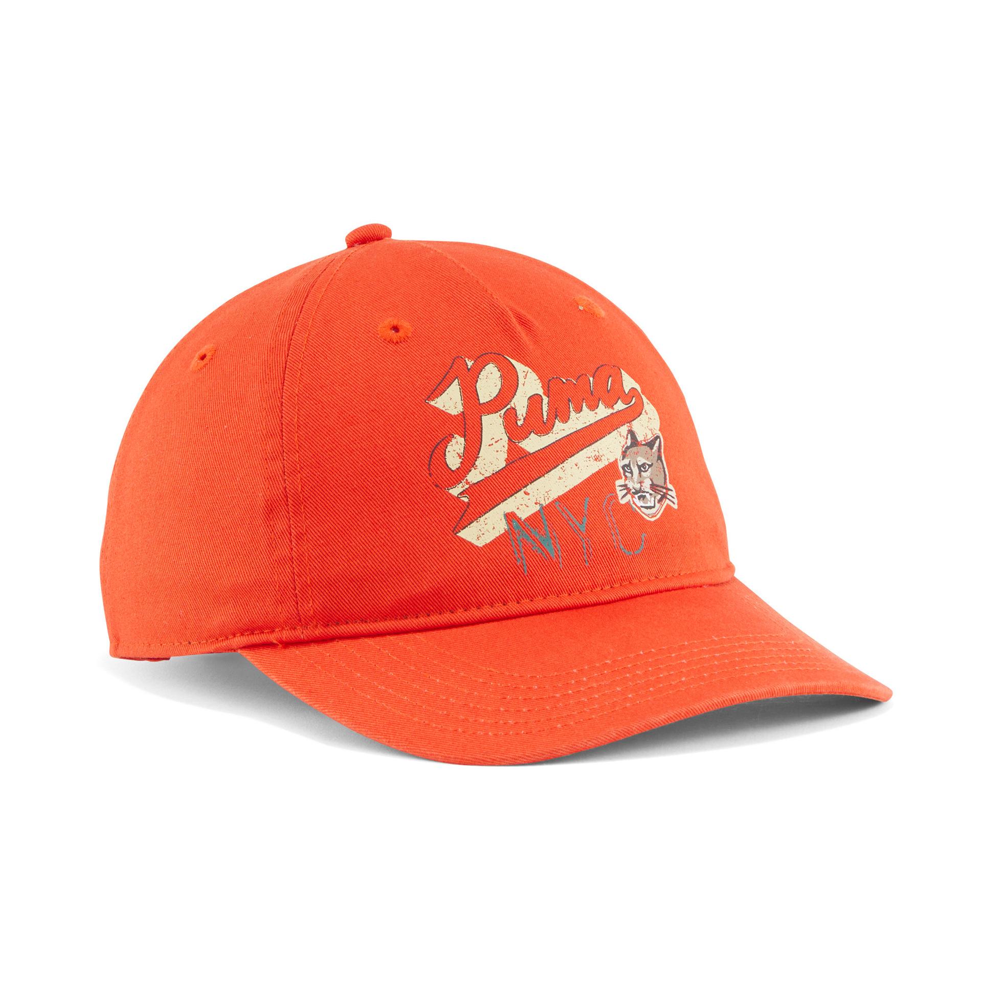 puma nyc remix ferris women's cap in orange