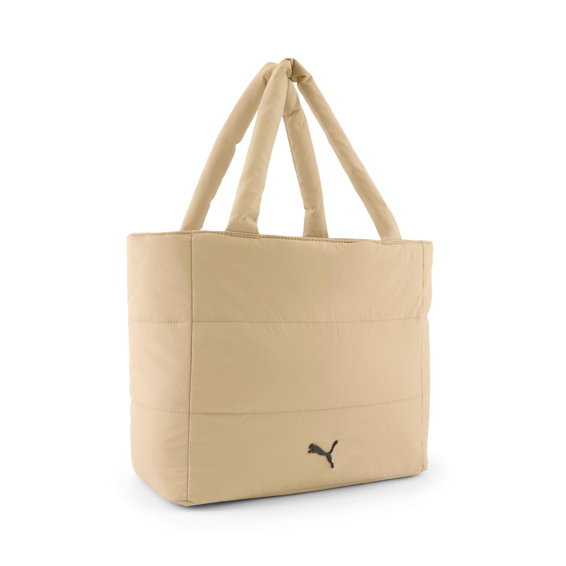 puma plush tote 3.0 bag in beige