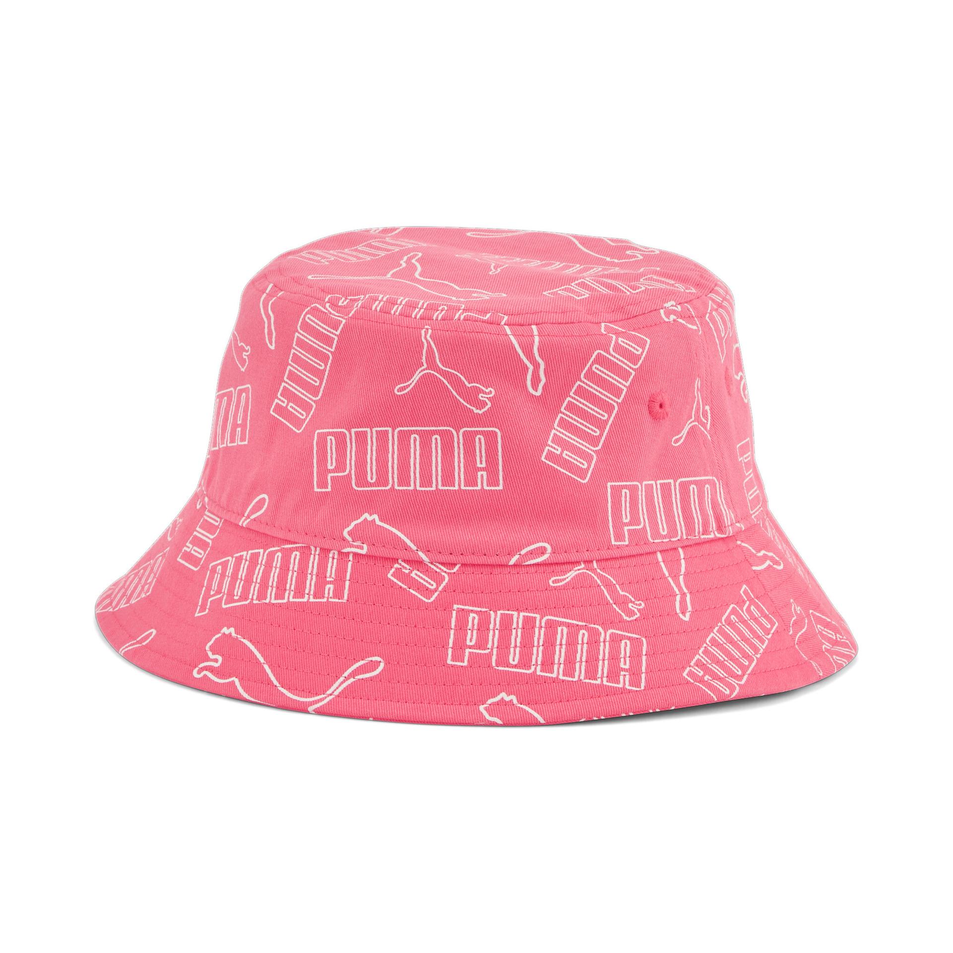 puma power bucket hat in orange