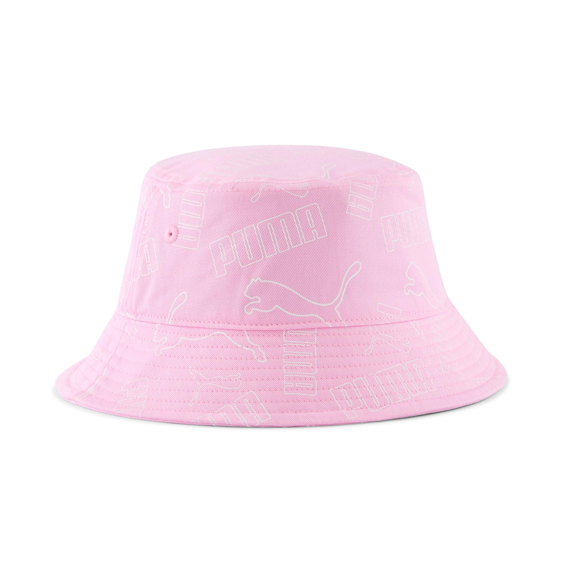 puma power bucket hat in pink