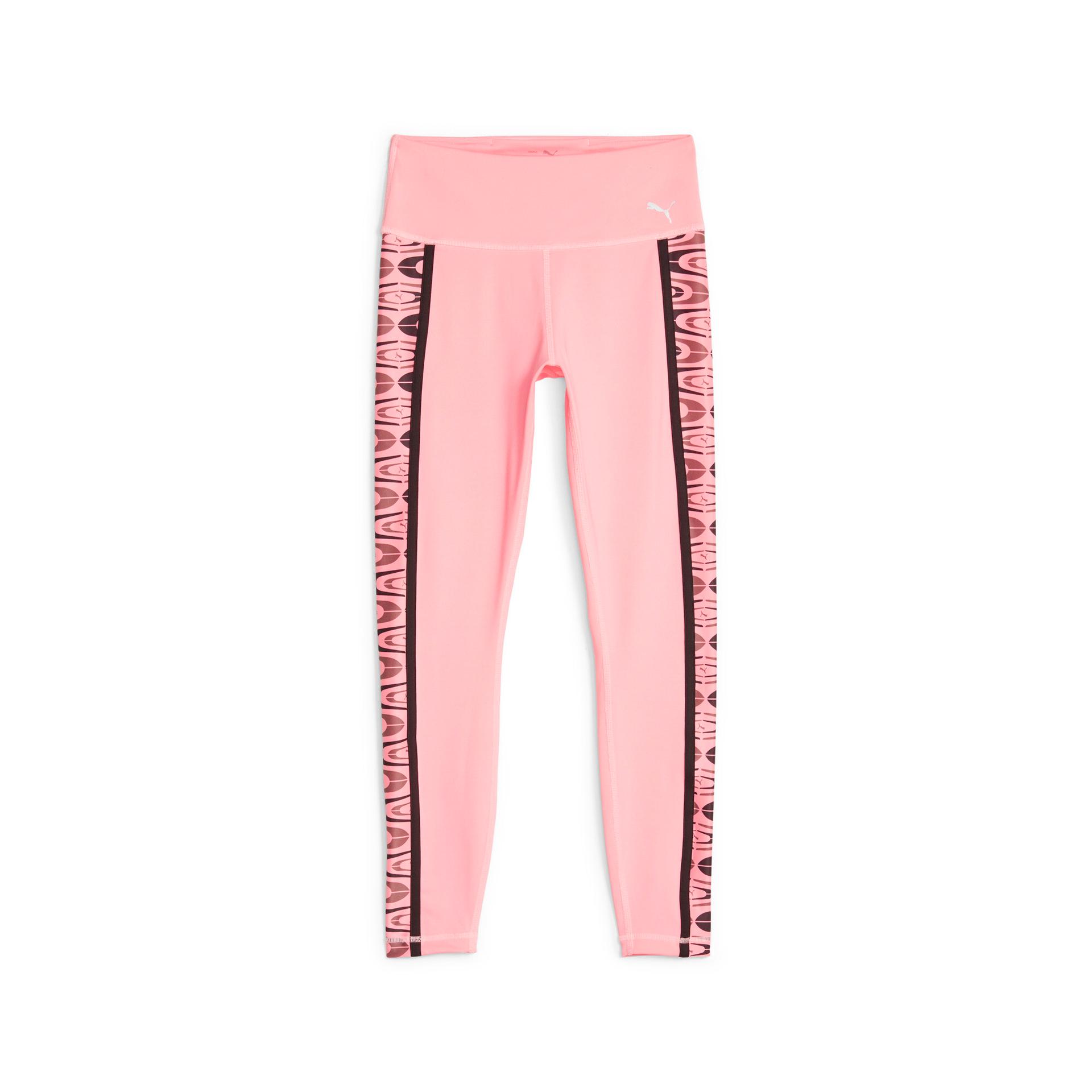 puma retro glam women's high waisted training tights in pink, size 3xl