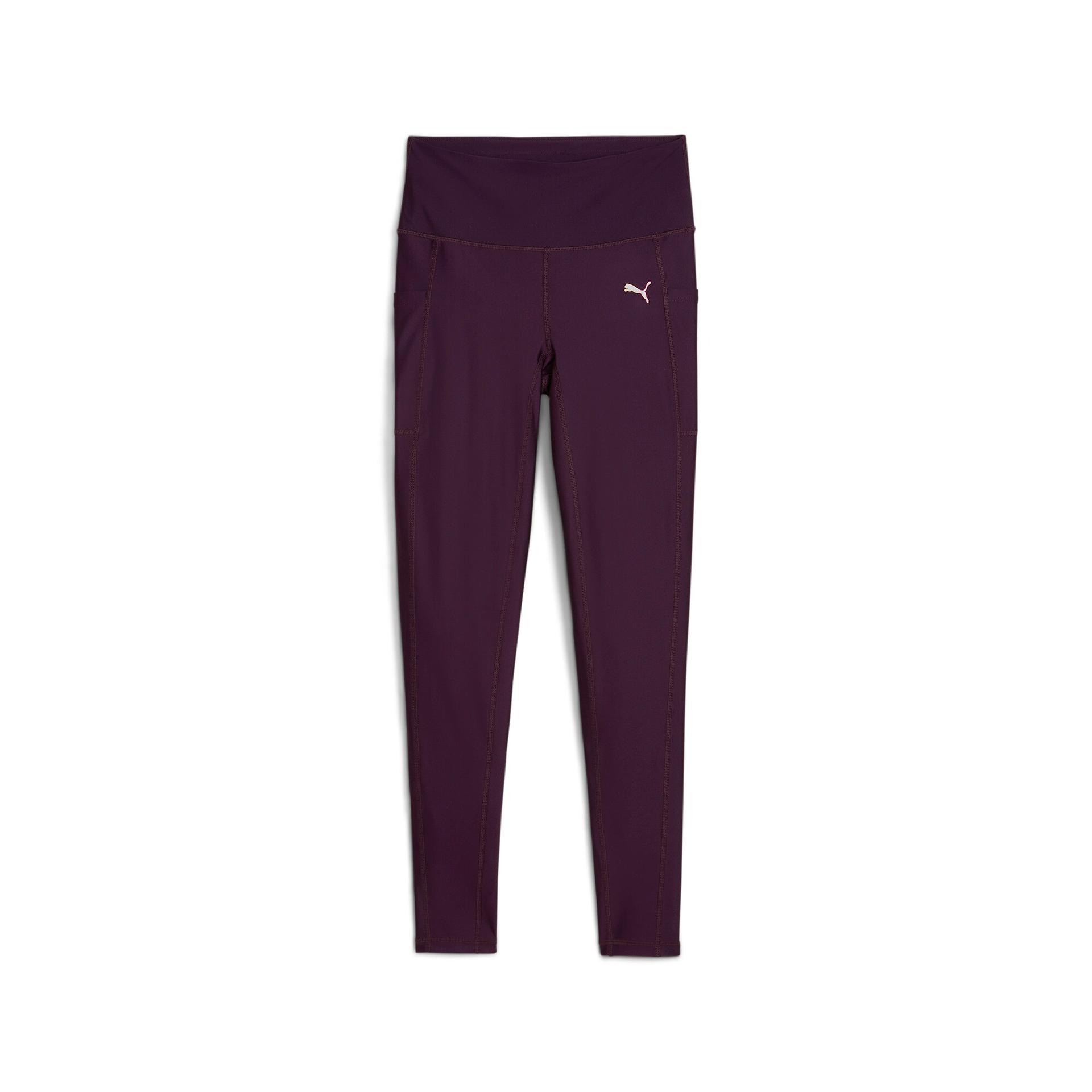 puma run ultraform women's tights in purple, size xs