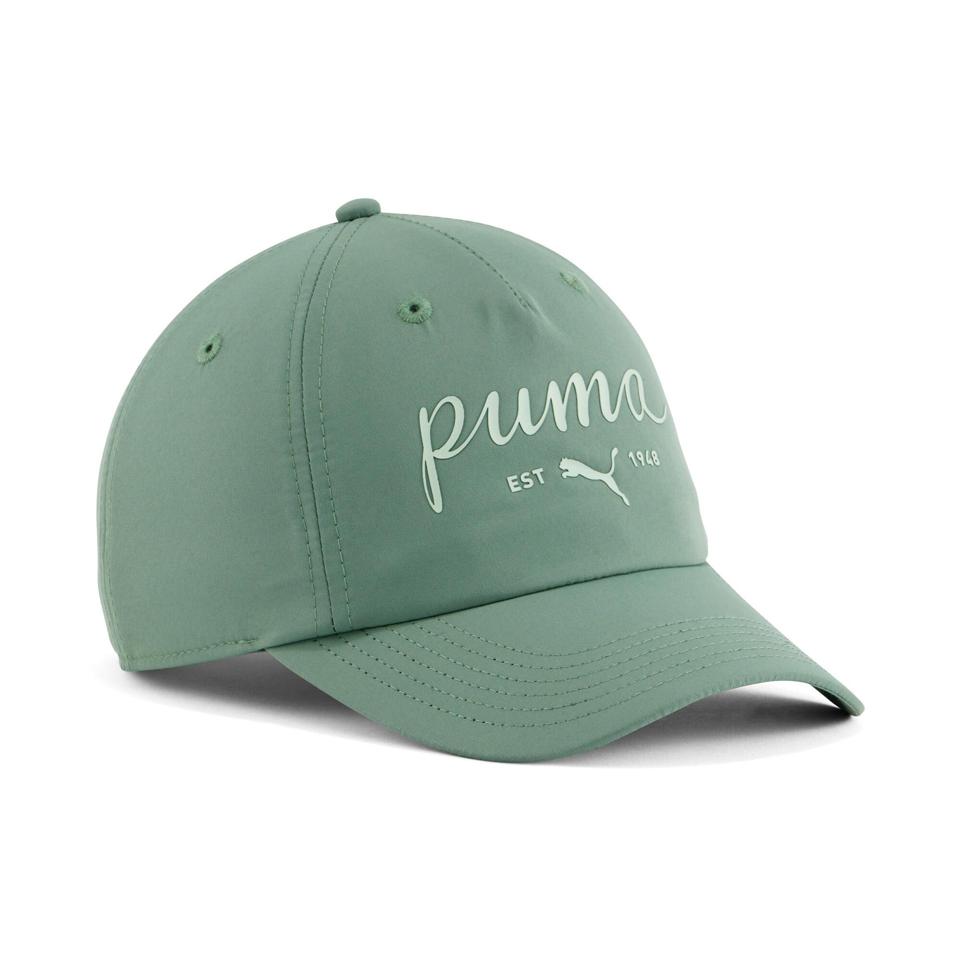 puma script women's adjustable cap in green