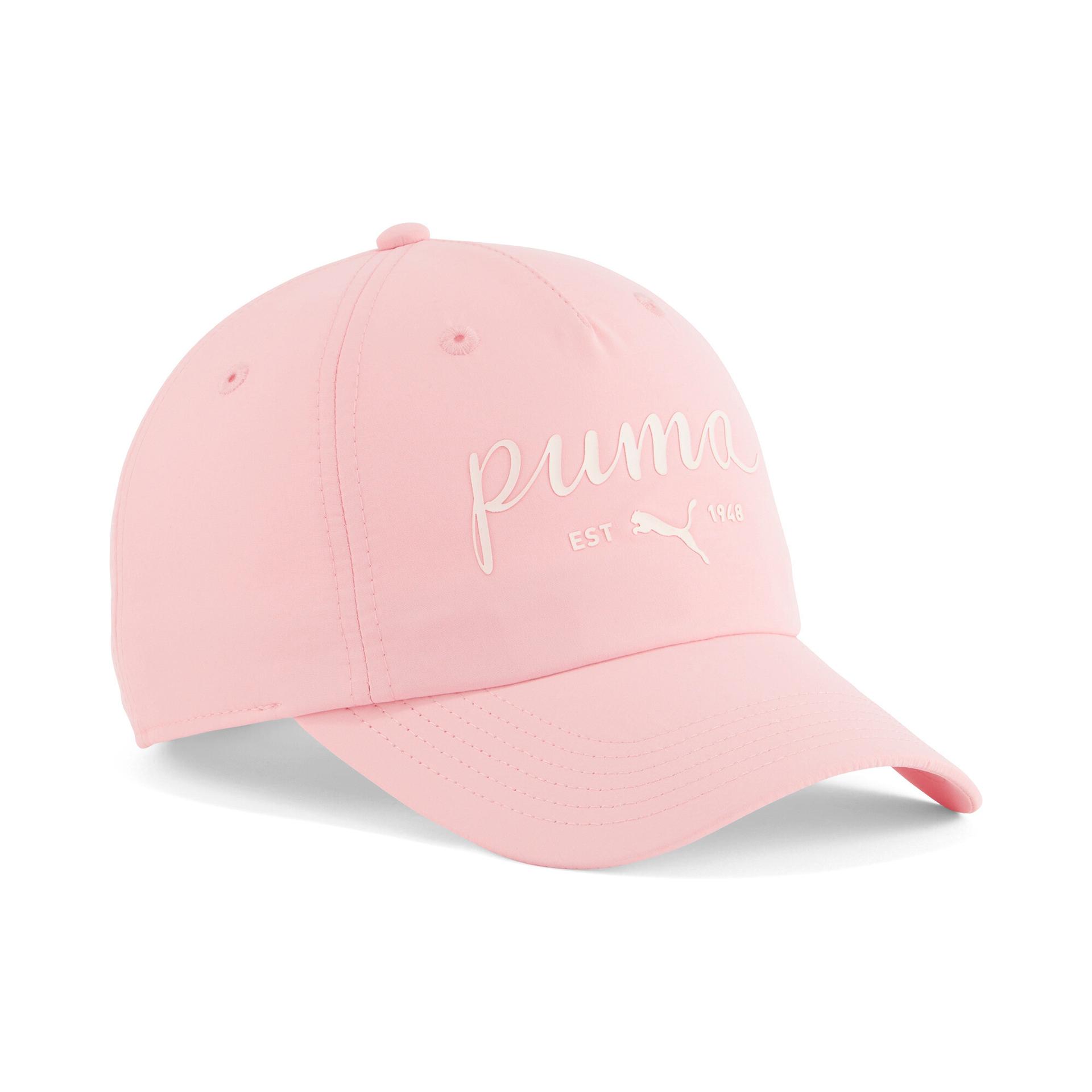 puma script women's adjustable cap in pink