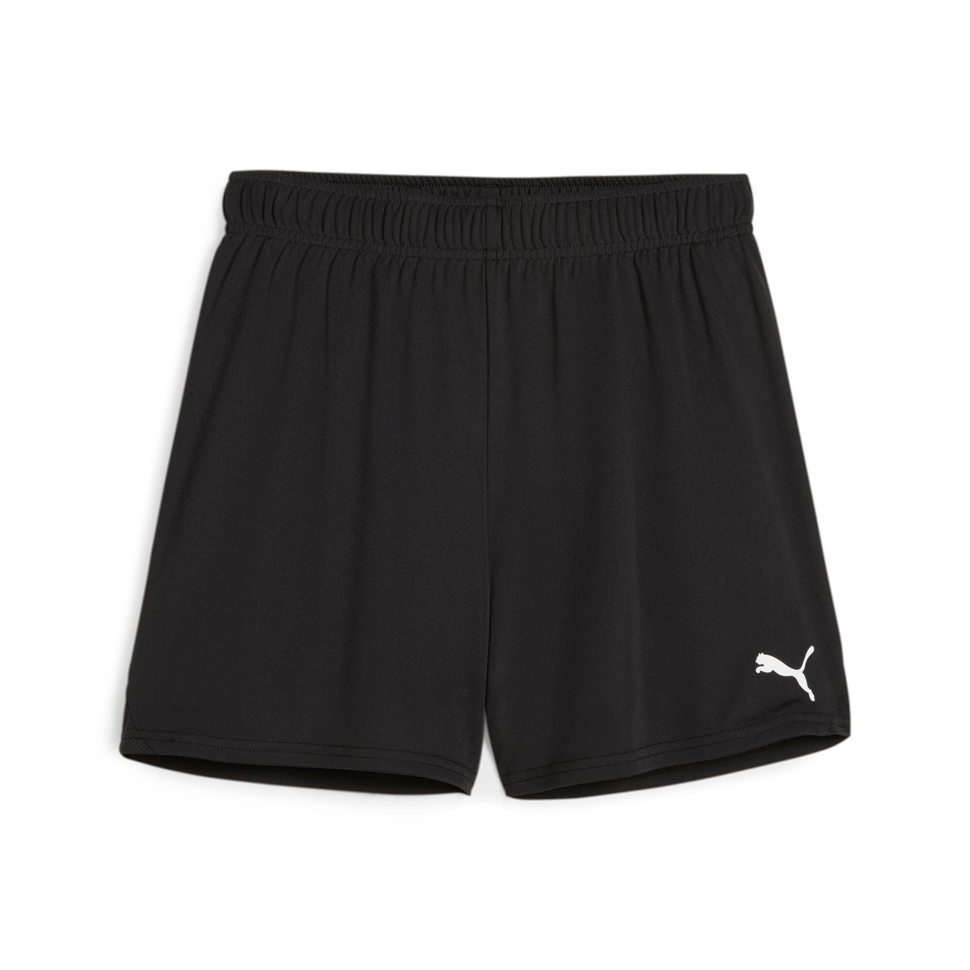 puma teamgoal women's soccer shorts in black, size xxl