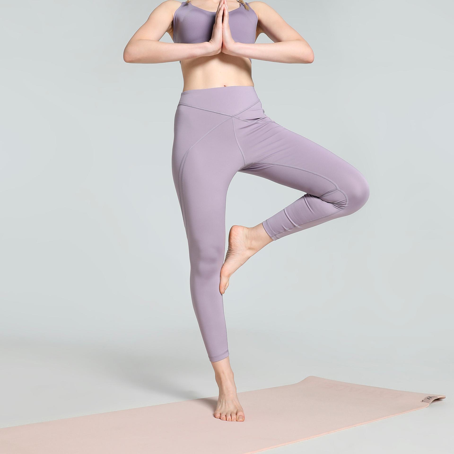 puma ultrabare women's high-waist 7/8 tights in purple, size 3xl