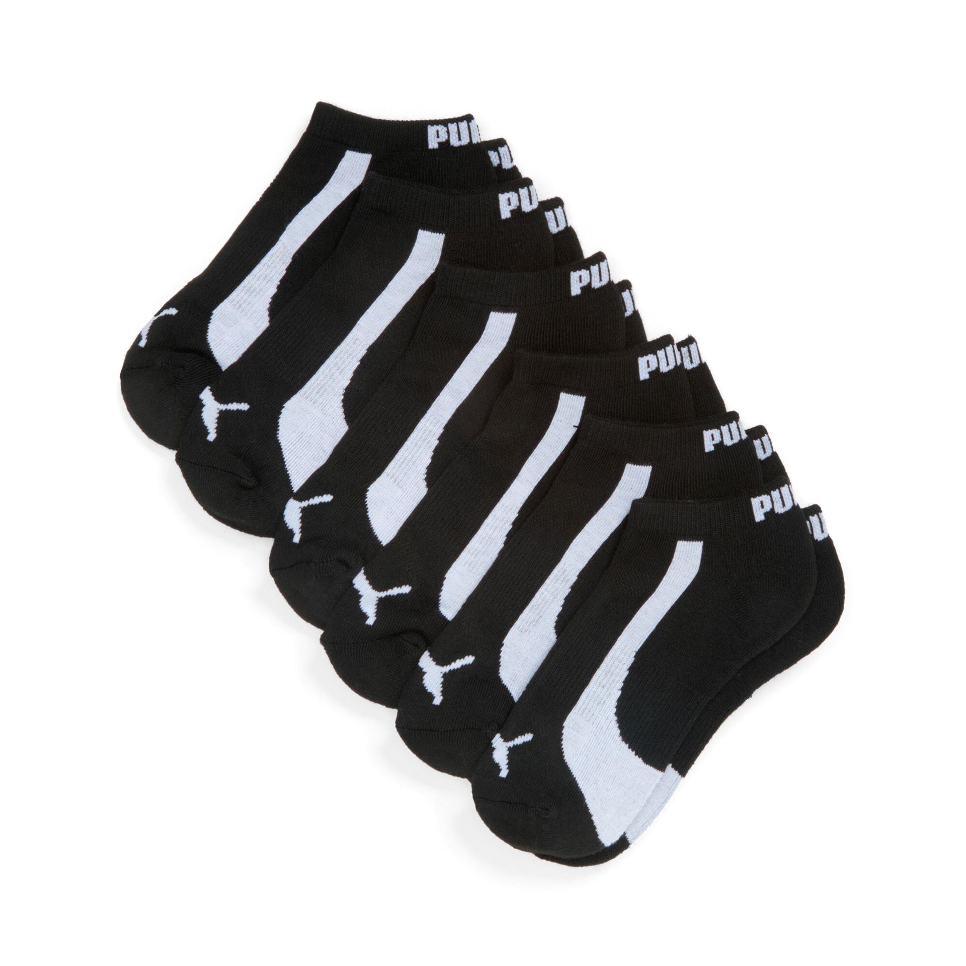 puma women's half-terry low socks (6 pairs) in black, size 9-11