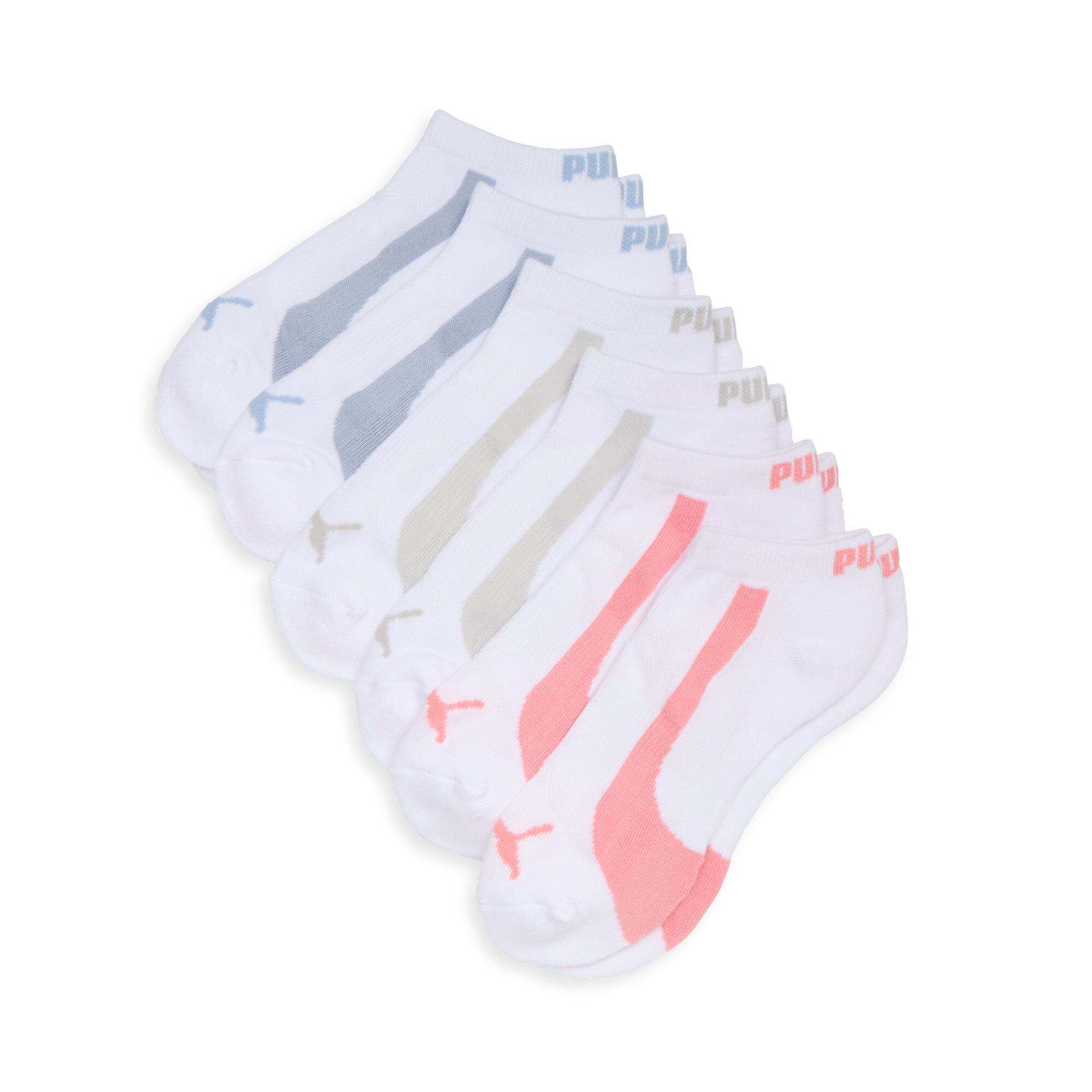 puma women's half-terry low socks (6 pairs) in white, size 9-11