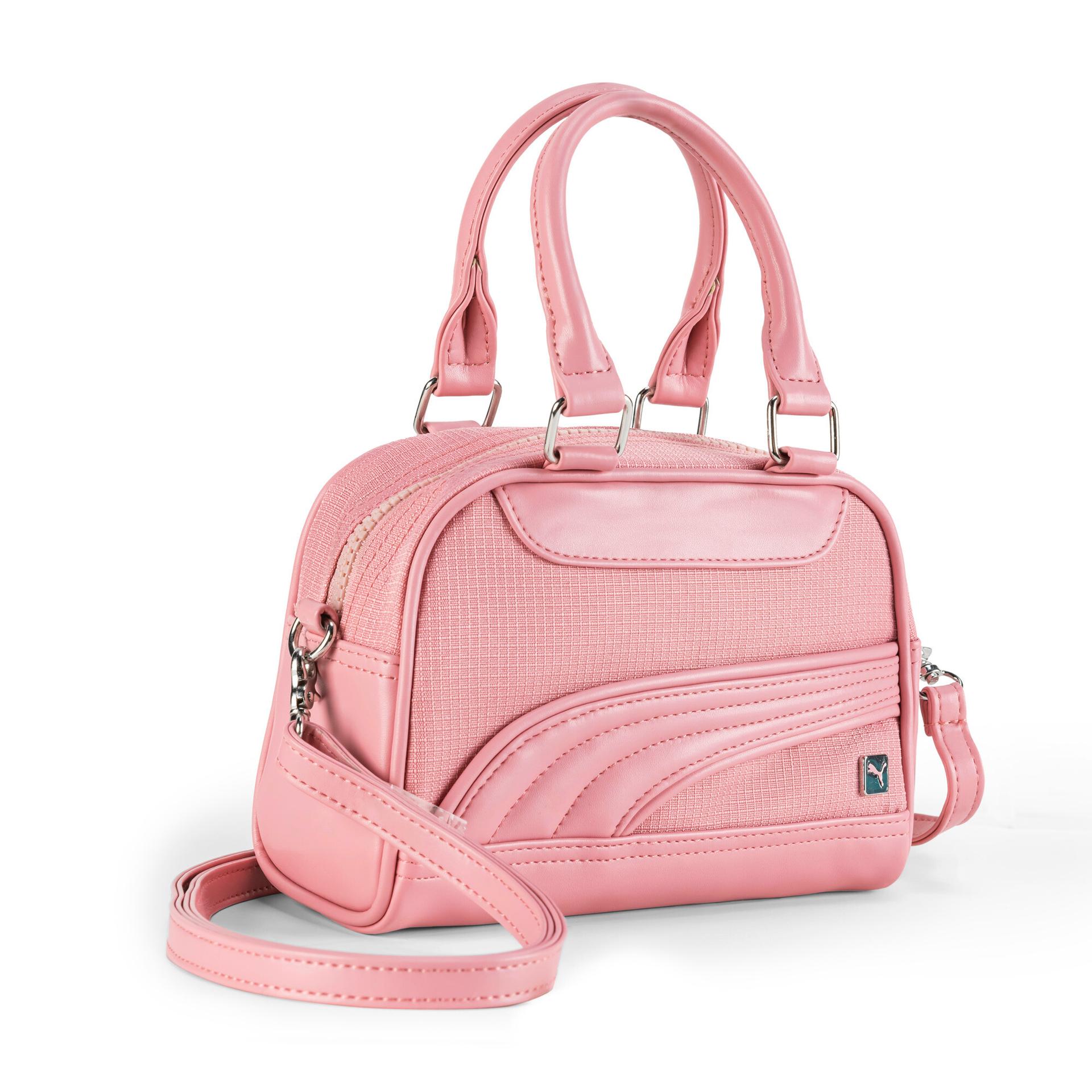puma women's mini grip crossbody bag in pink