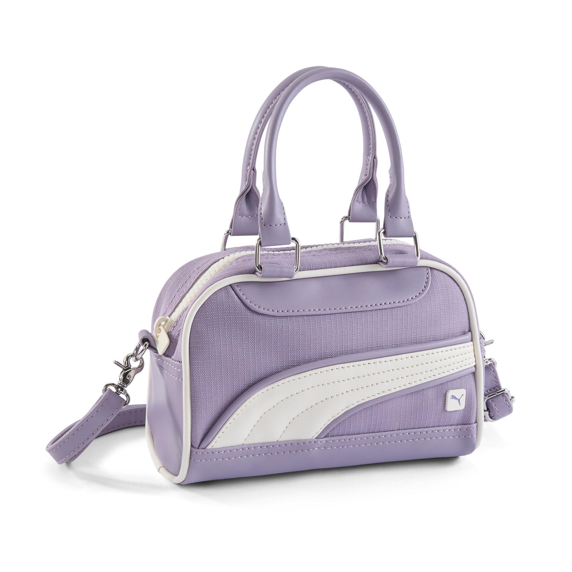 puma women's mini grip crossbody bag in purple