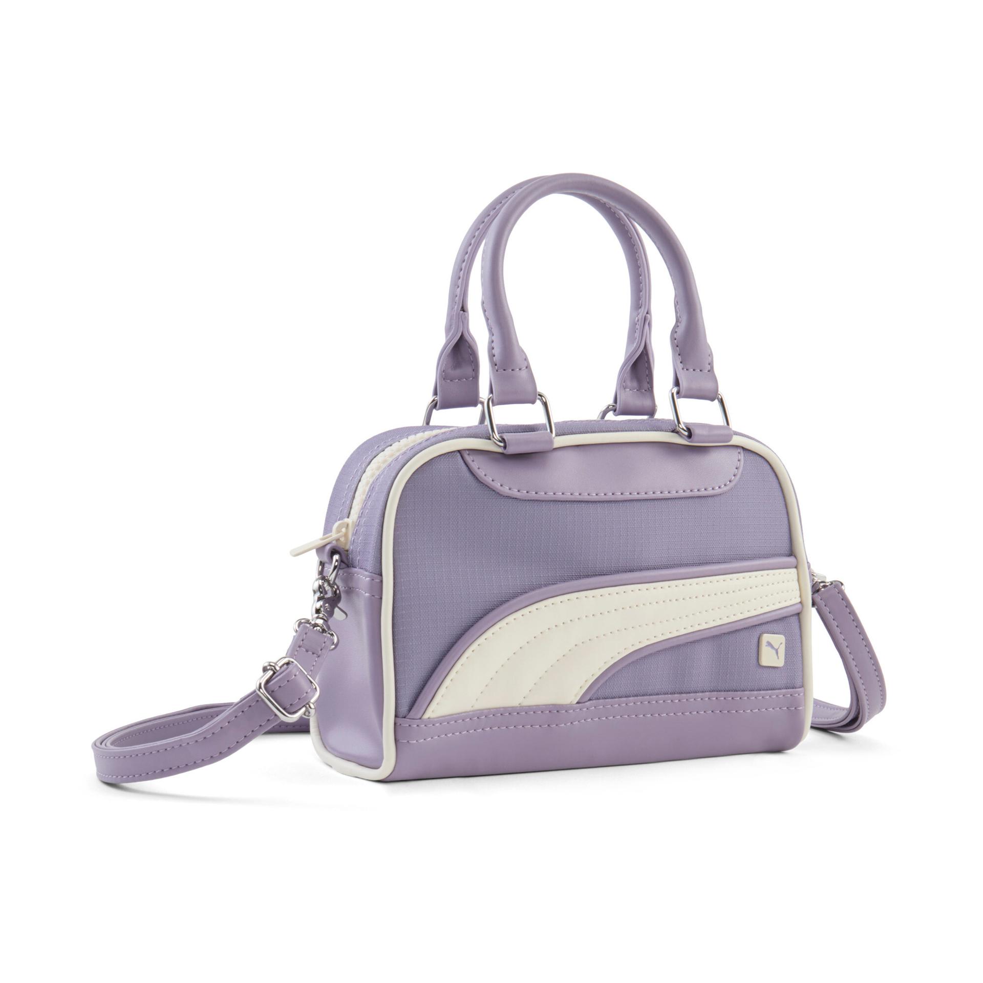 puma women's mini grip crossbody bag in purple