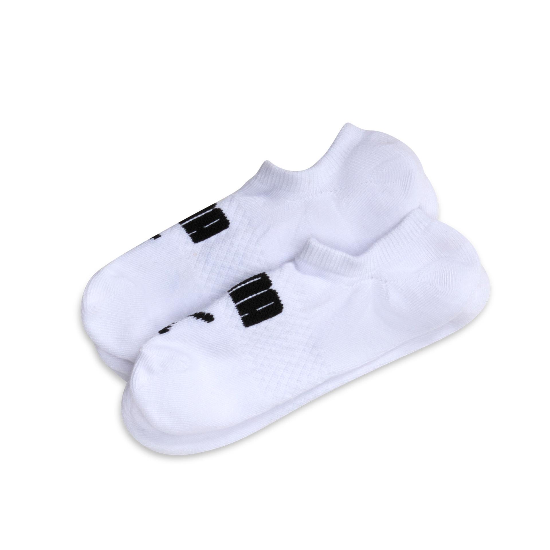 puma women's no-show socks (3 pairs) in white, size 9-11