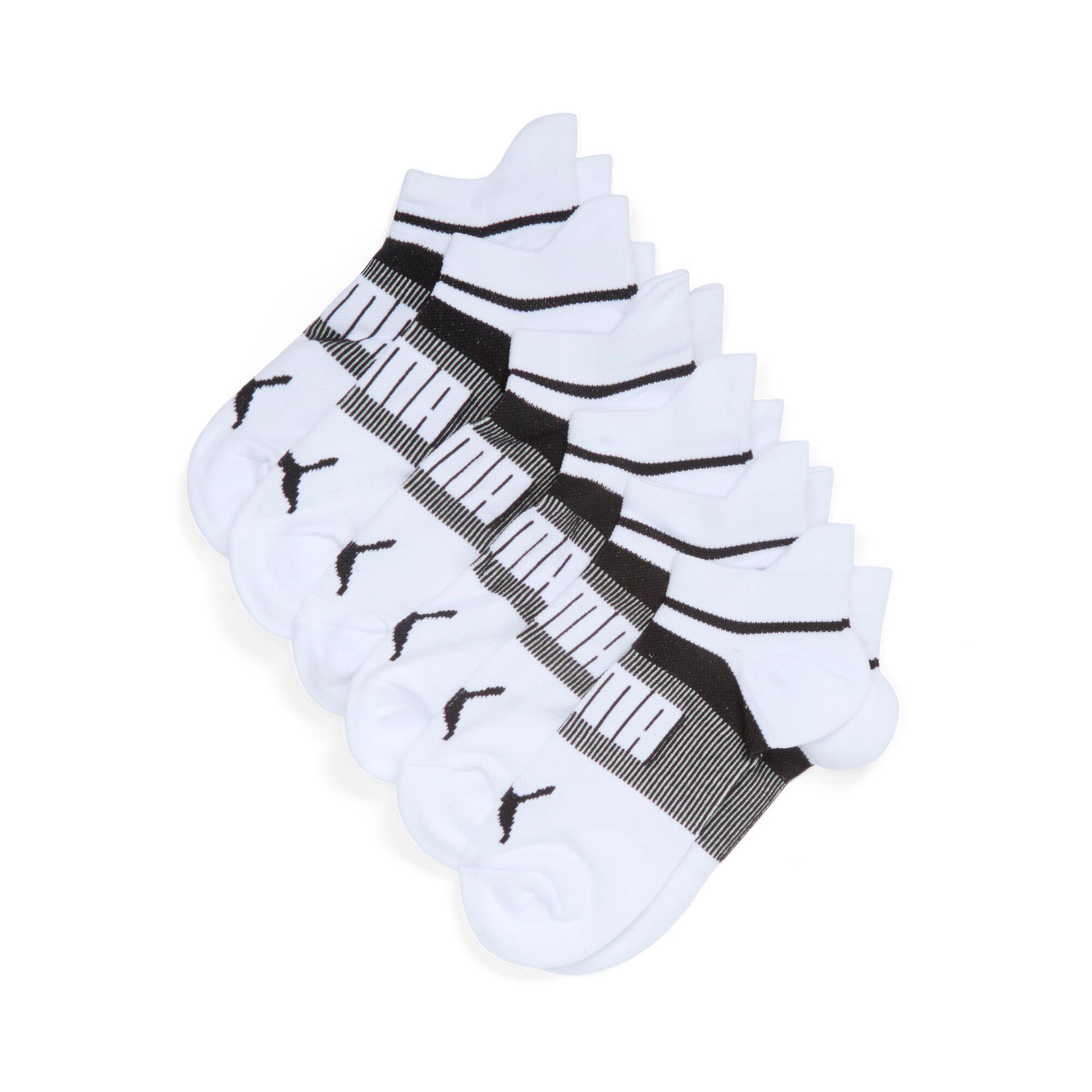puma women's terry low-cut socks (6 pairs) in assorted colours, size 9-11