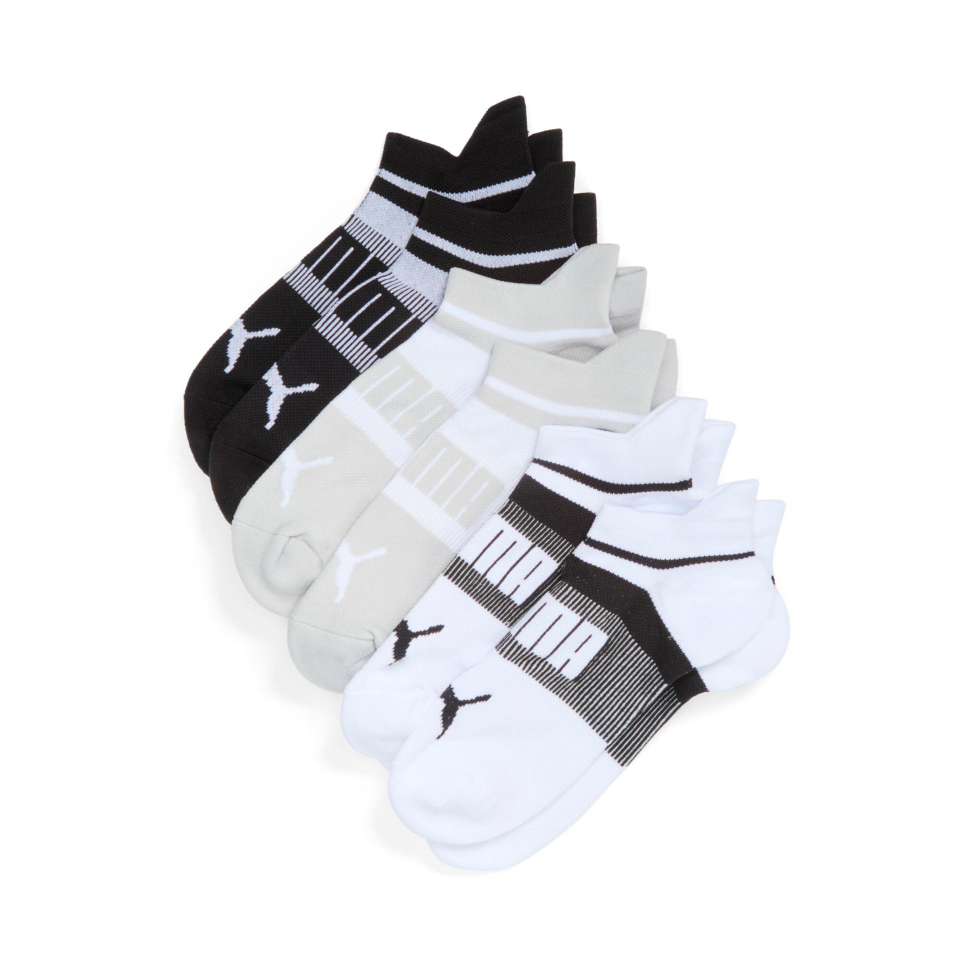 puma women's terry low-cut socks (6 pairs) in assorted colours, size 9-11