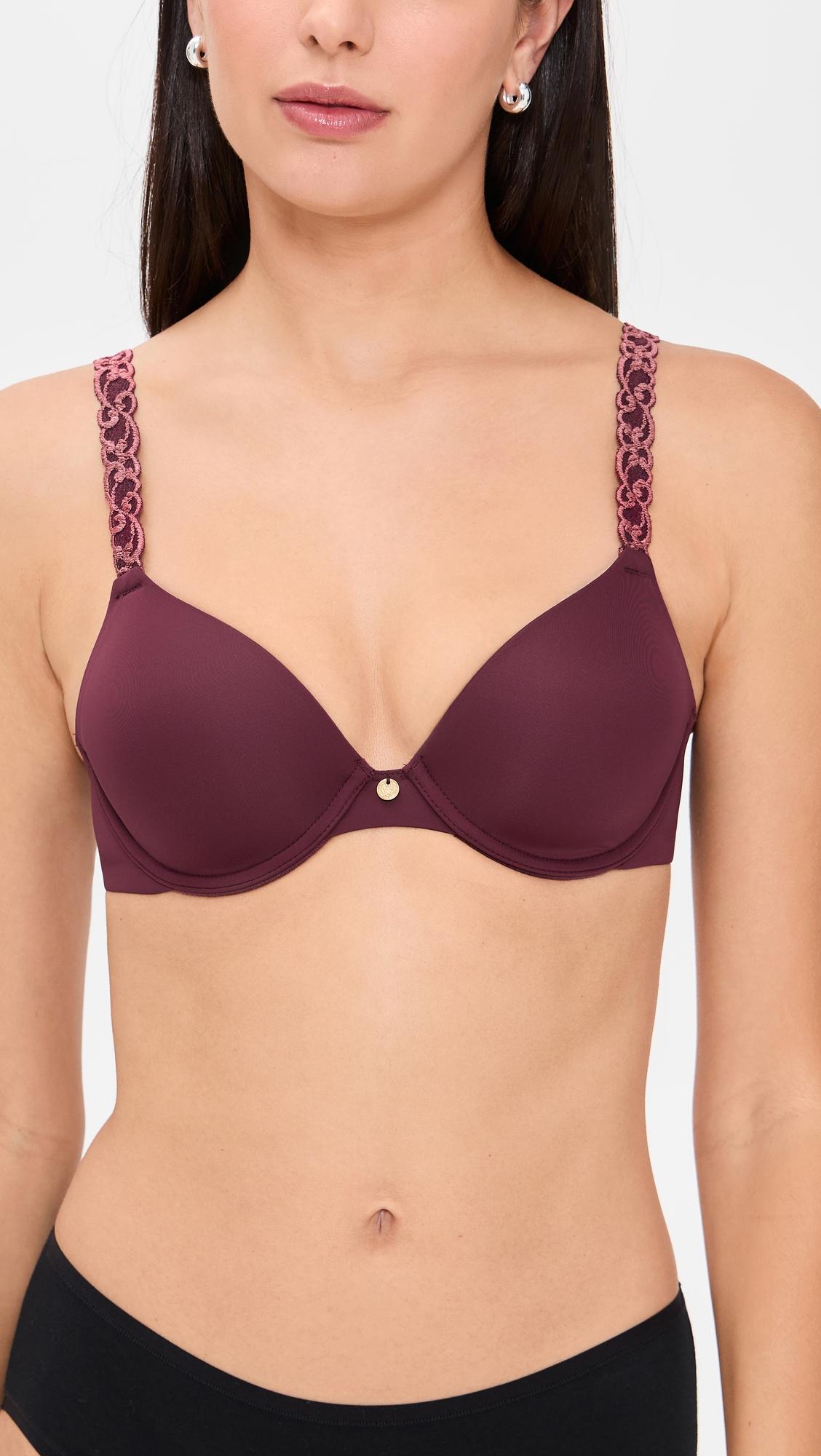 pure luxe custom coverage contour underwire bra