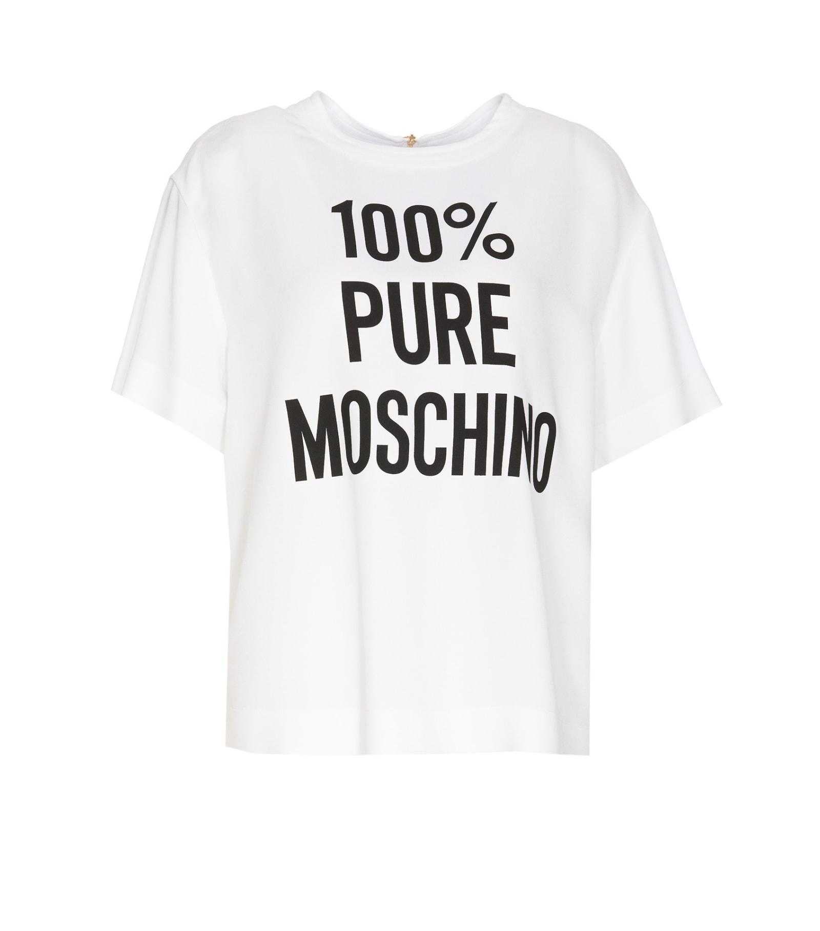 pure moschino print t-shirt