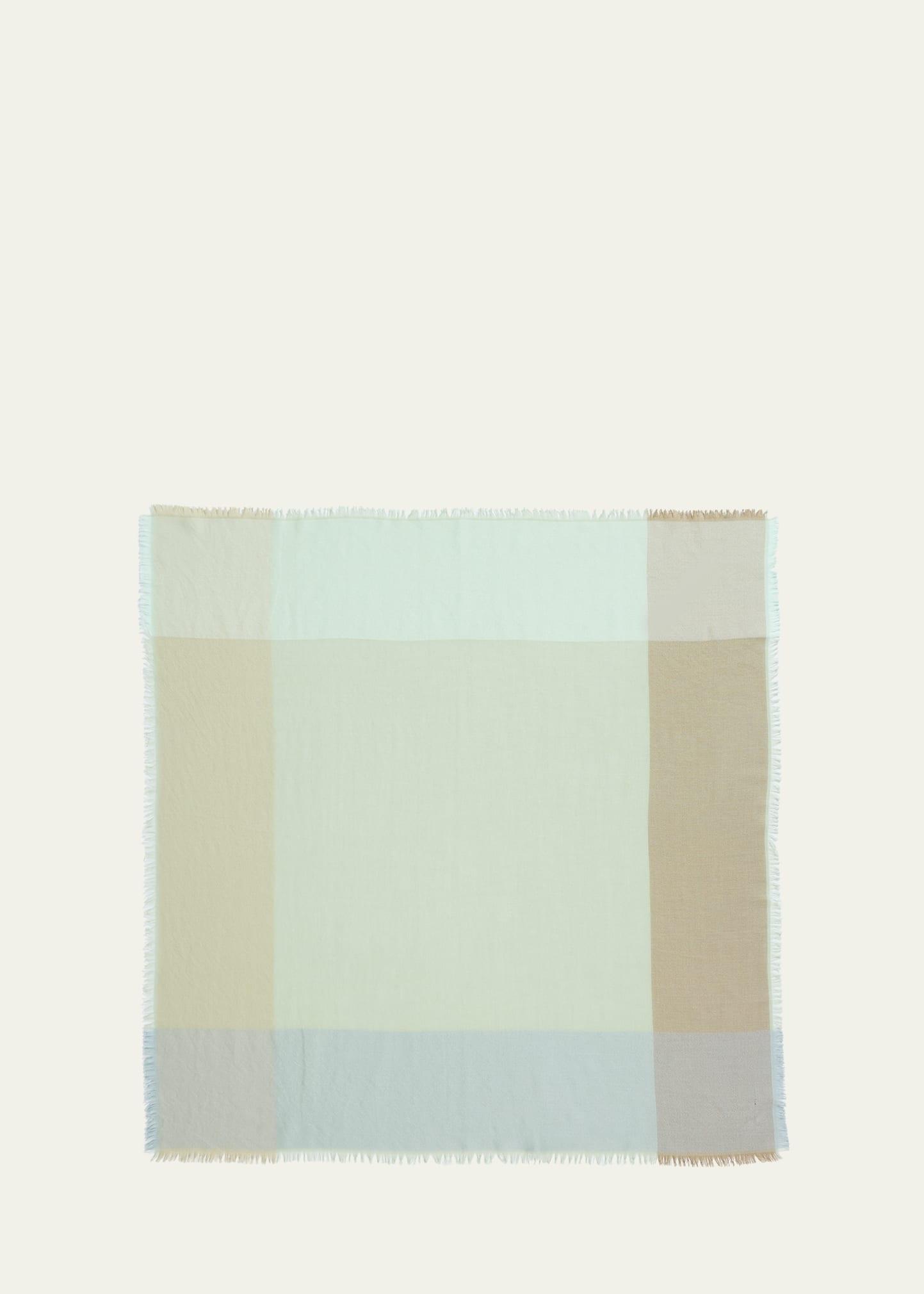 quadrilatero del cashmere-silk scarf