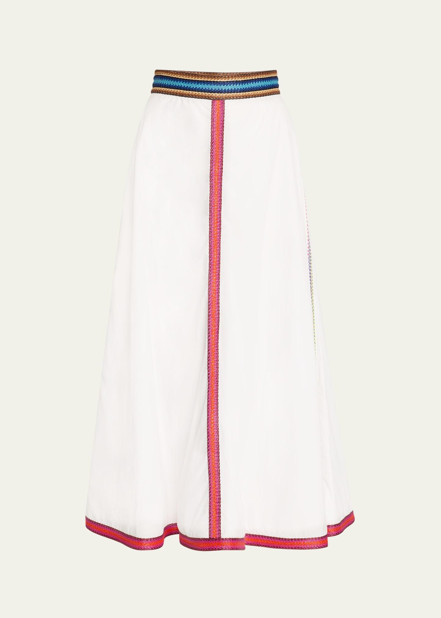 quartered a-line skirt