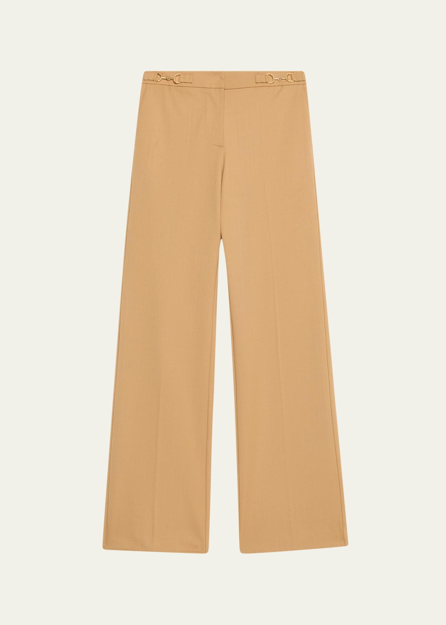 quartier mid-rise pants with chain detail