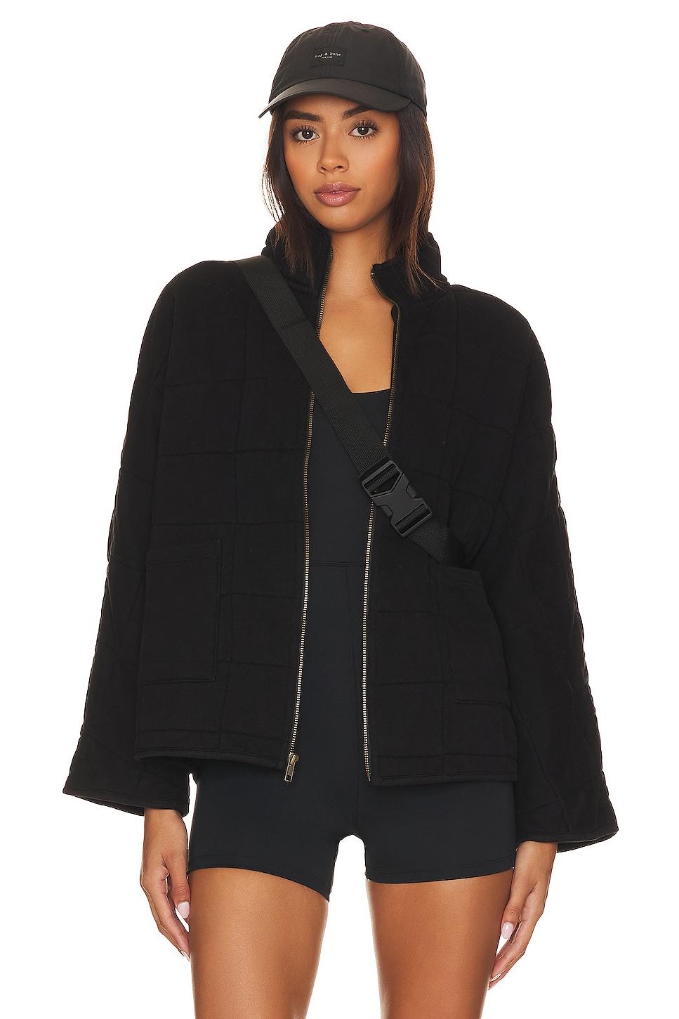 quilted jacket with zip