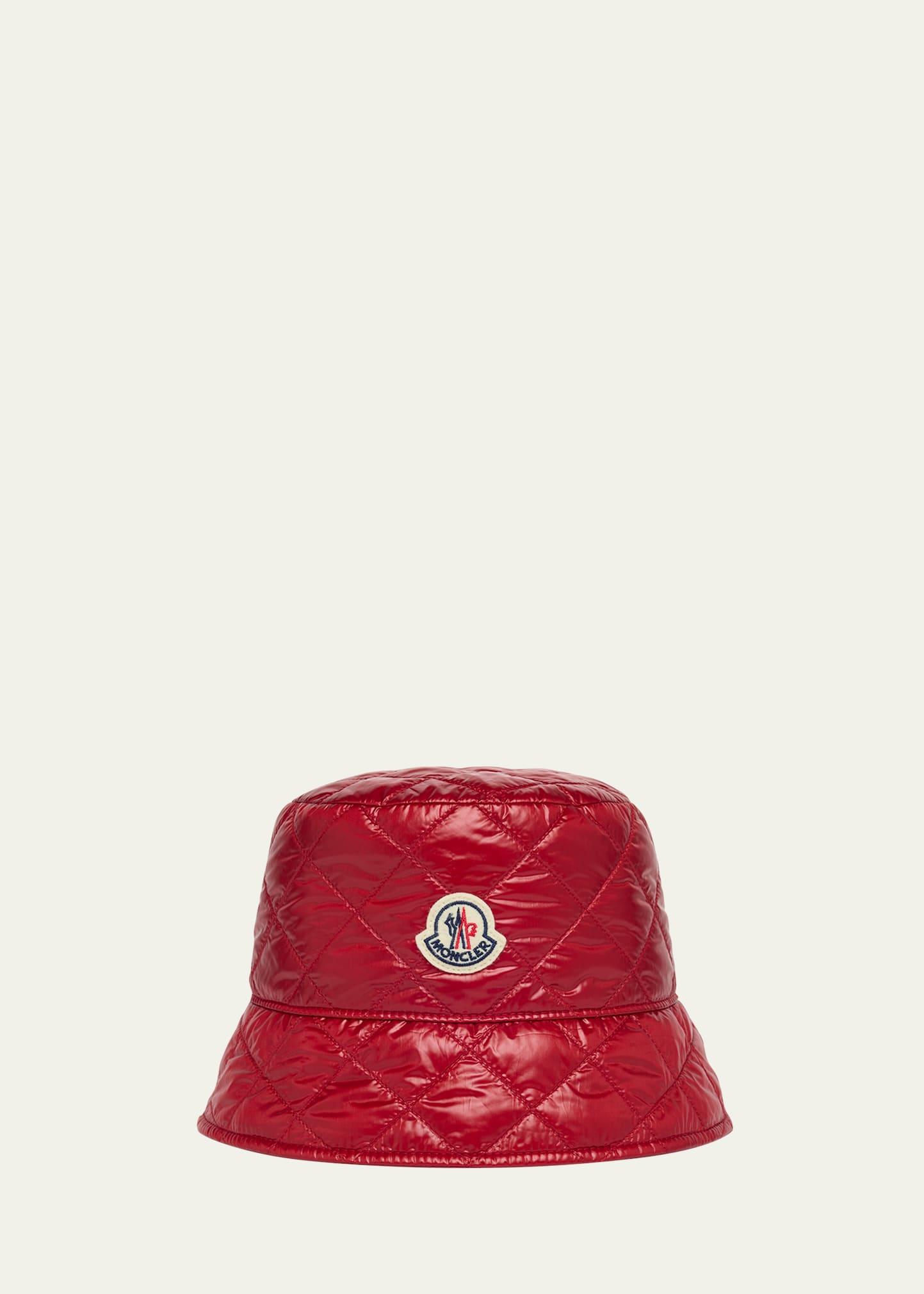 quilted logo bucket hat