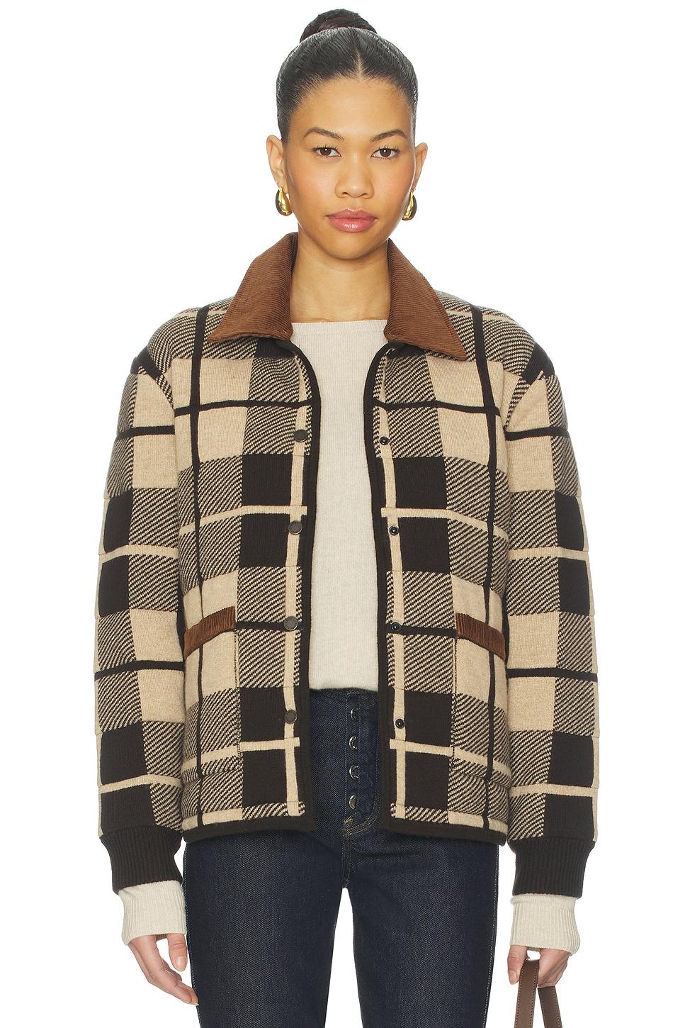 quilted plaid liner jacket